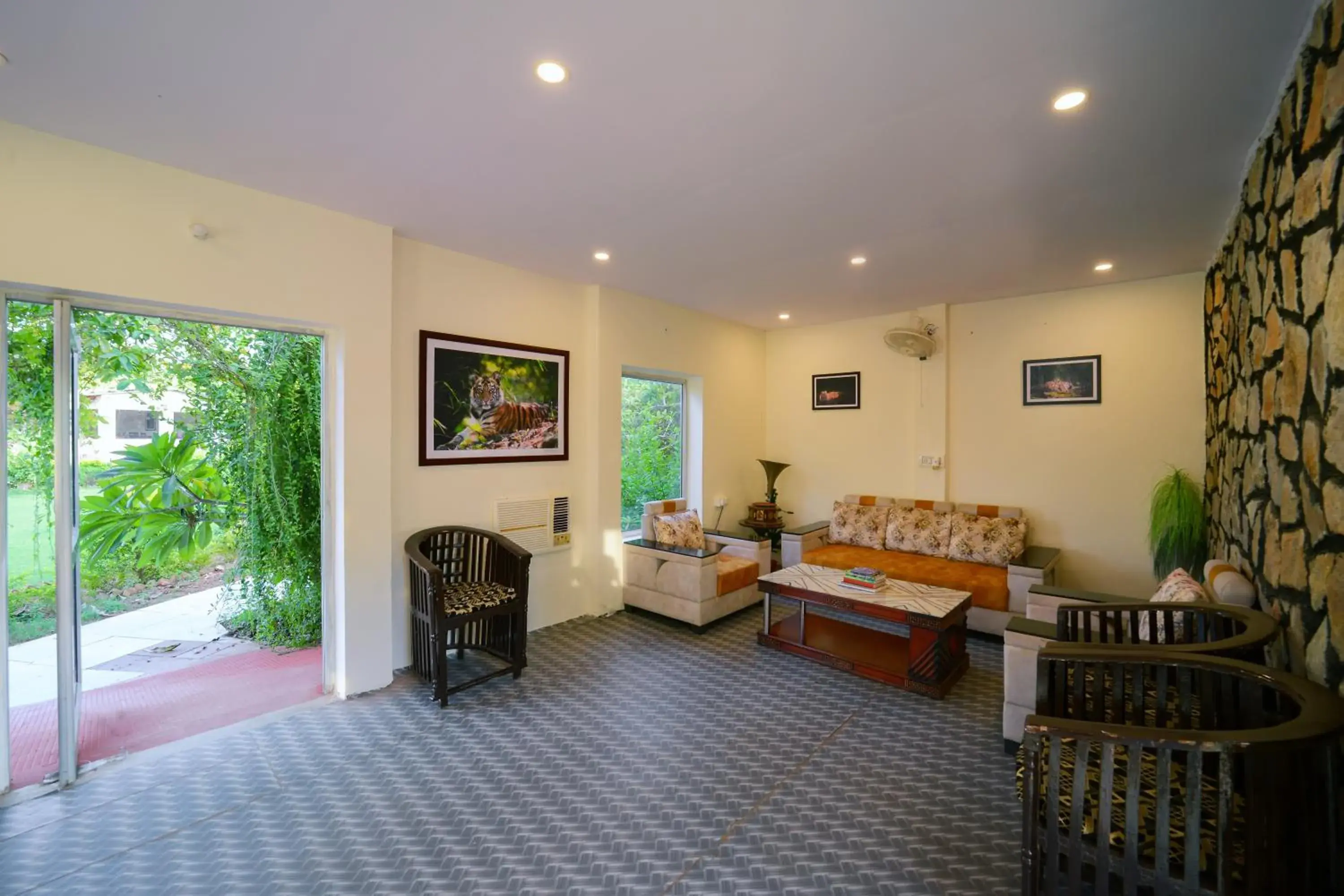 Lobby or reception in Ranthambore Nature Camp Resort Lobby or reception in Ranthambore Nature Camp Resort