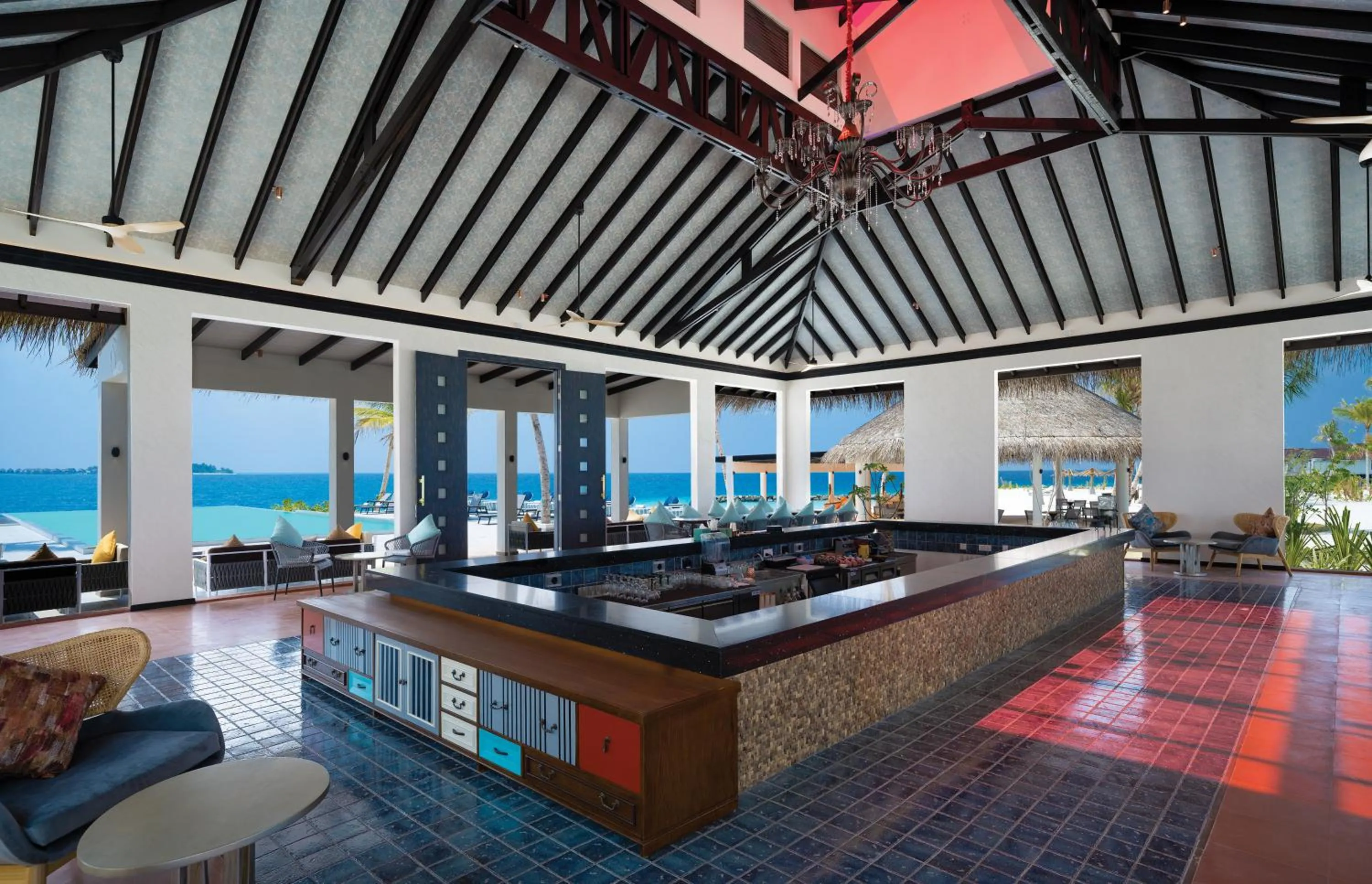 Lounge or bar in OBLU SELECT Lobigili - Premium All-Inclusive with Free Transfers