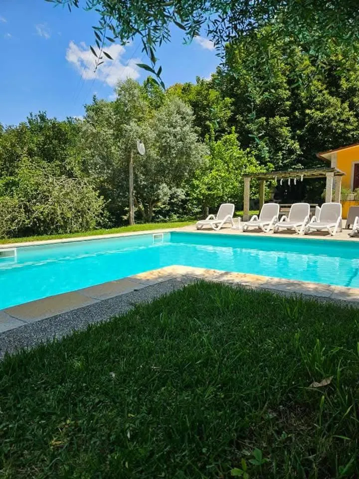 Pool view in Casas das Guimbras
