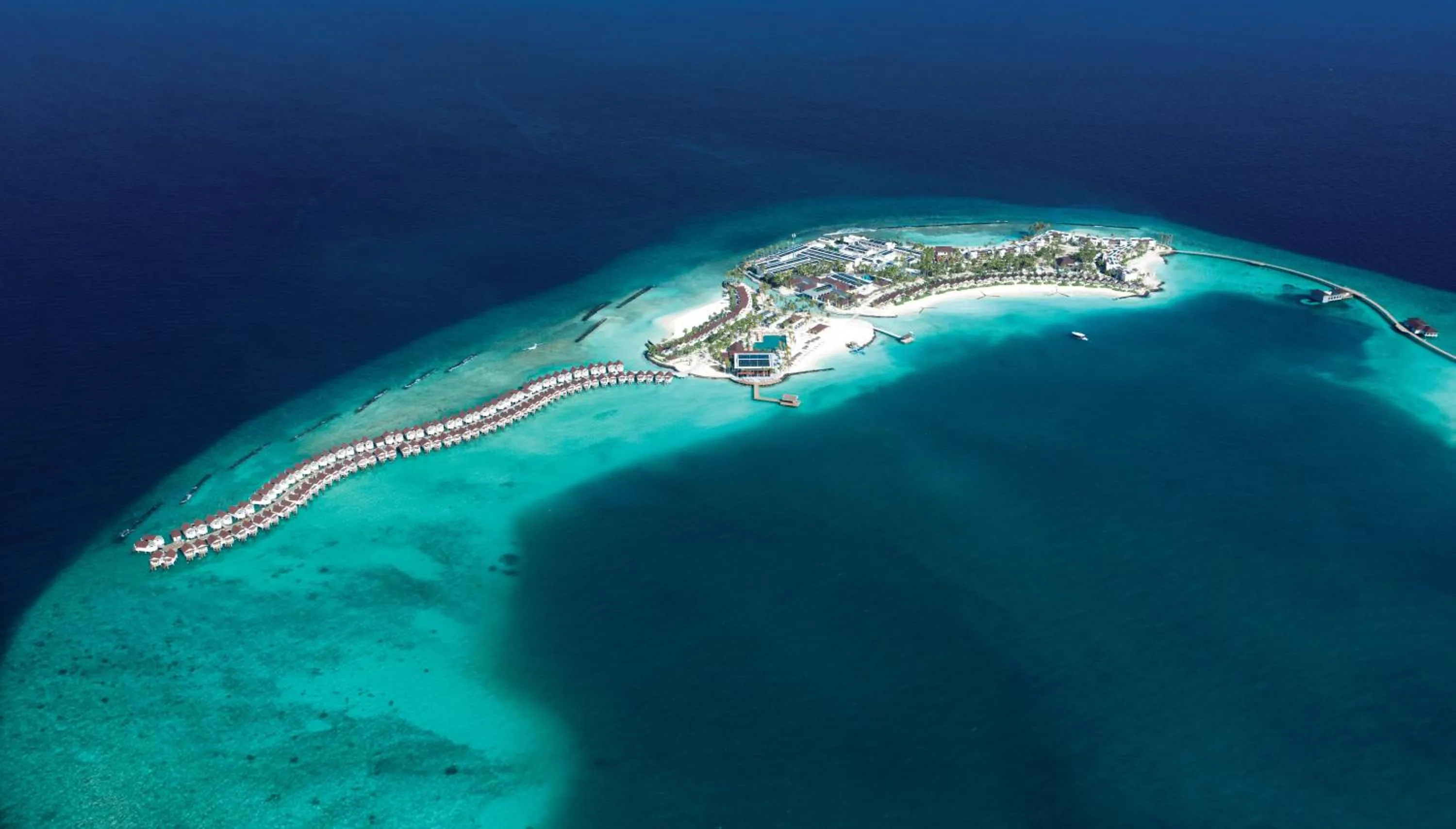 Bird's eye view in OBLU XPERIENCE Ailafushi - All Inclusive with Free Transfers