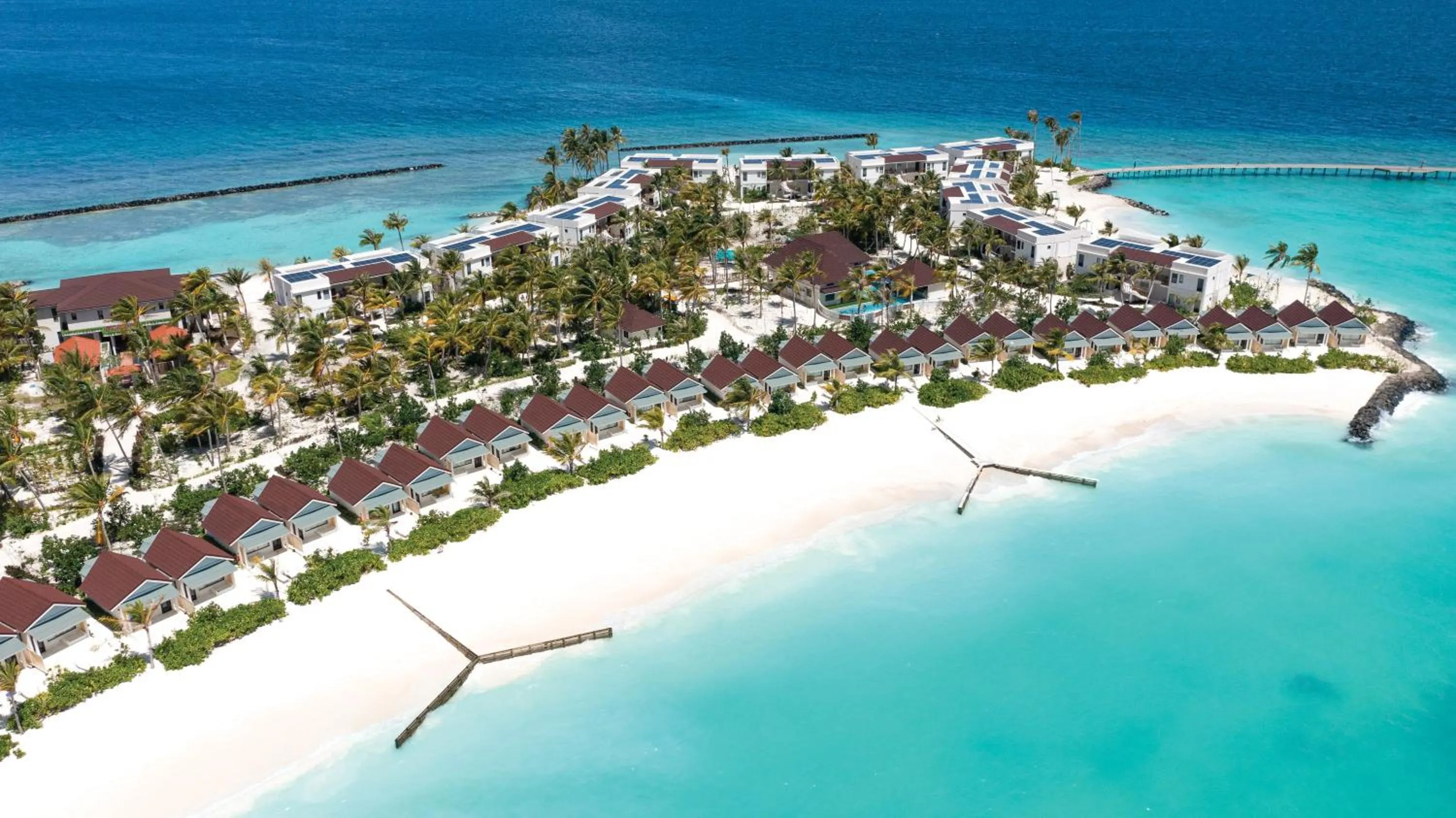 Bird's eye view in OBLU XPERIENCE Ailafushi - All Inclusive with Free Transfers