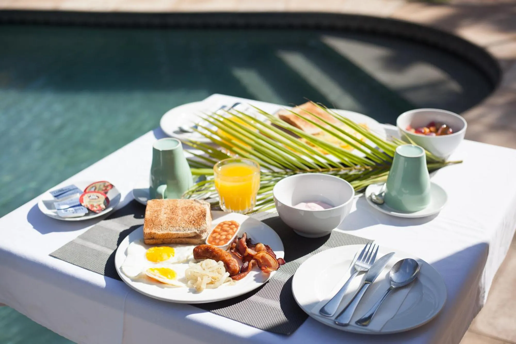 Breakfast in Caza Beach Guesthouse