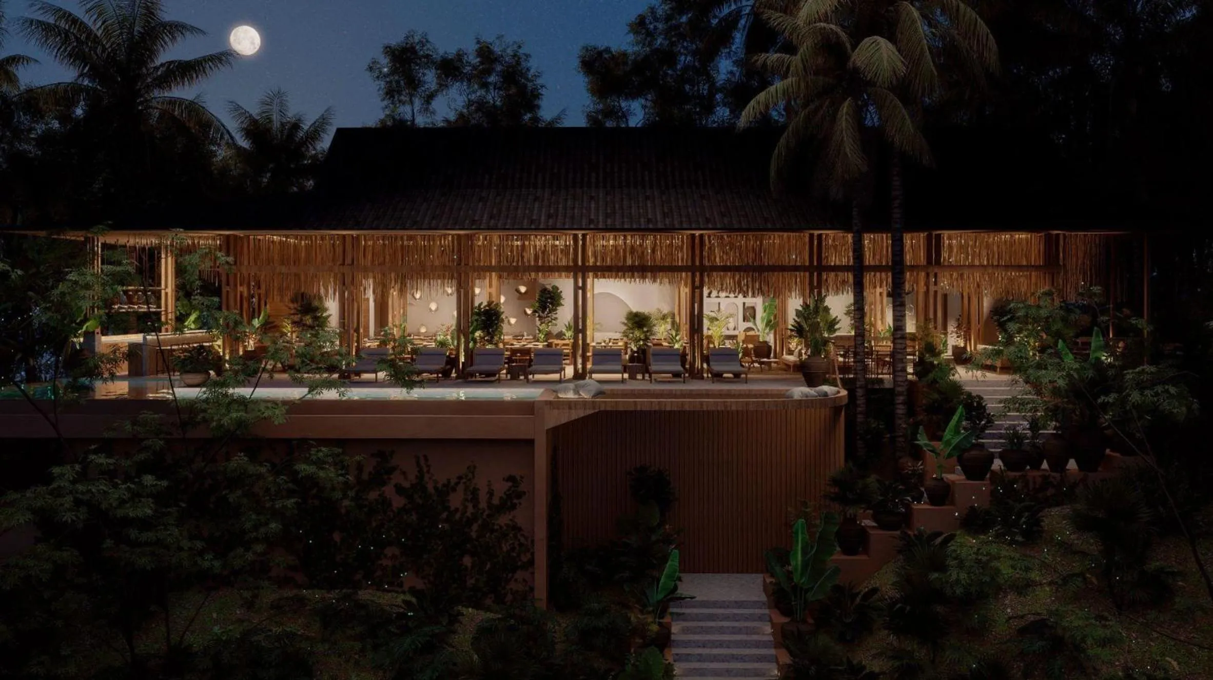 Restaurant/places to eat in Tiki Villas Rainforest Lodge - Adults Only