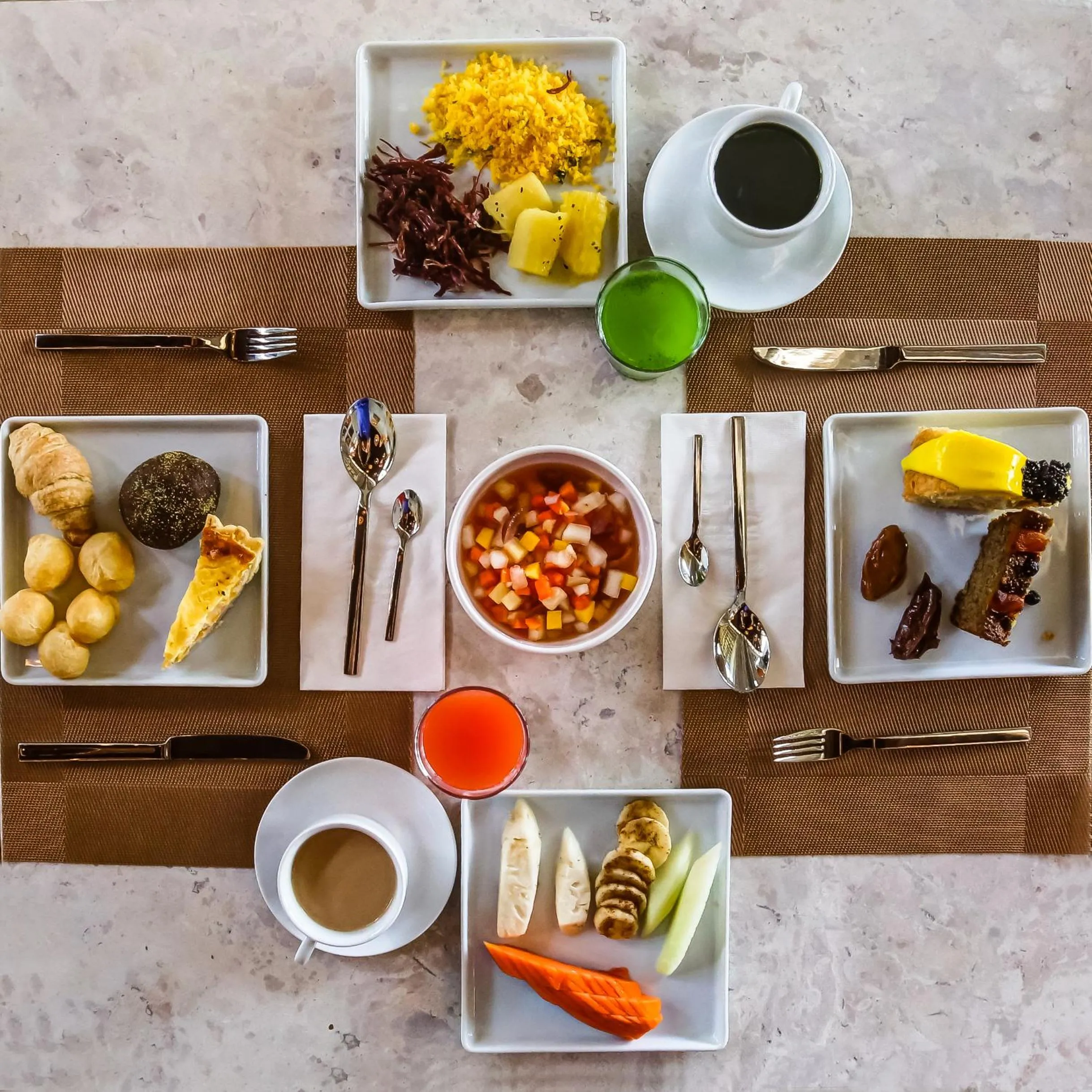 Breakfast in Hotel Boutique & Spa Ponta de Inhambupe by Slaviero Hotéis