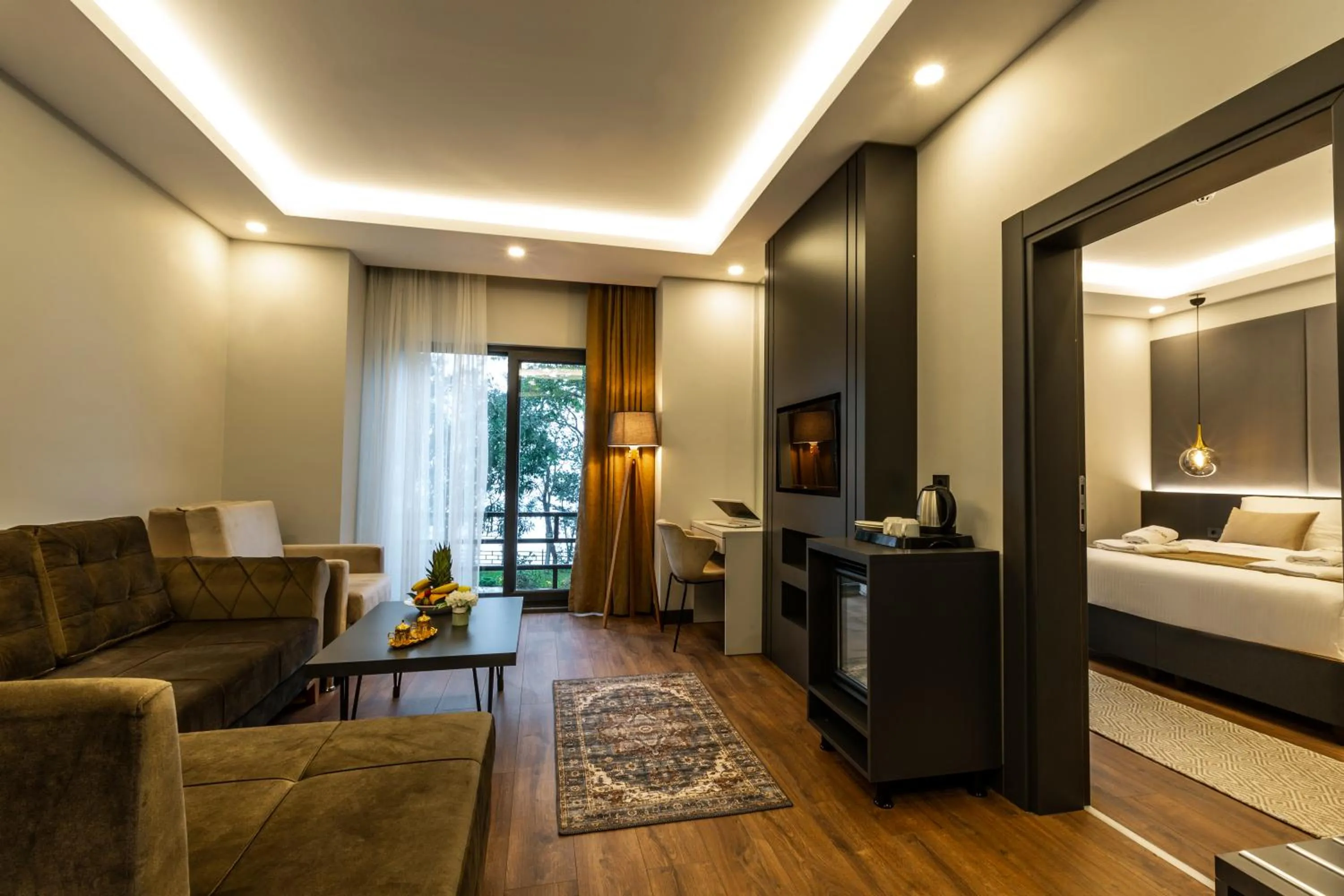 Communal lounge/ TV room, Bed in SANTANA OTEL