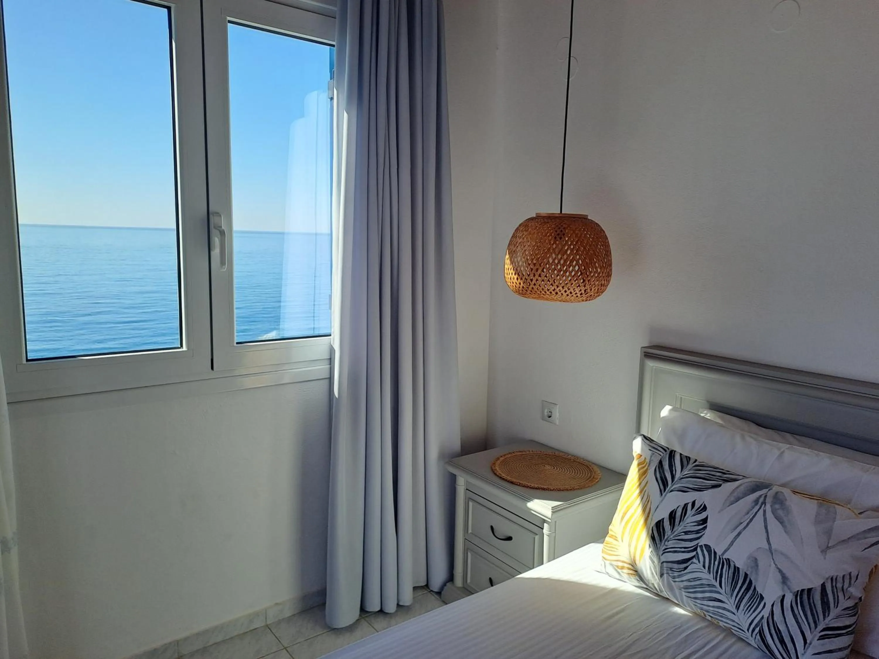 Bed in Hotel Agia Roumeli by the SEA