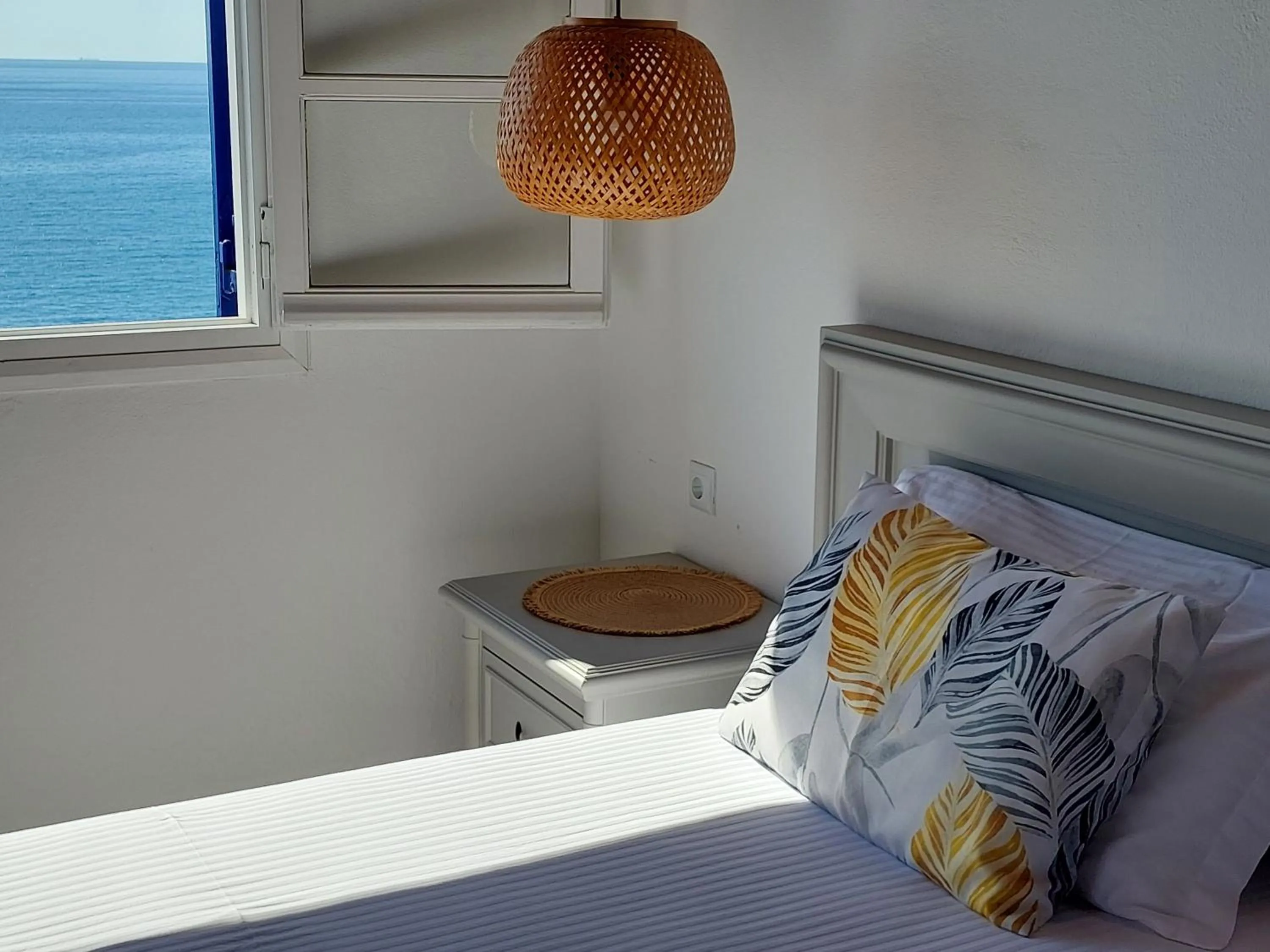 Bed in Hotel Agia Roumeli by the SEA