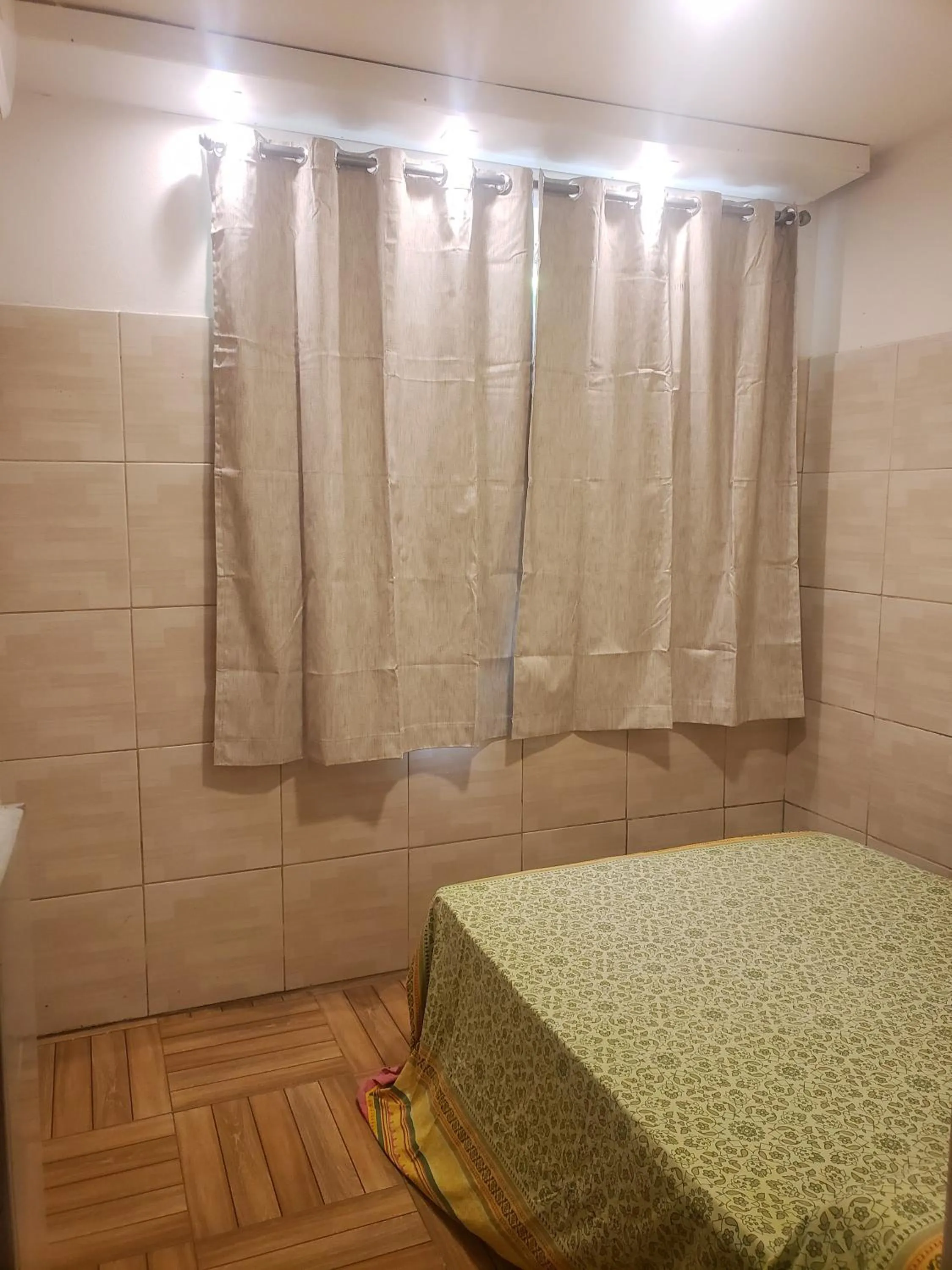 Bed in Kitnet Perto da Primeira Praia