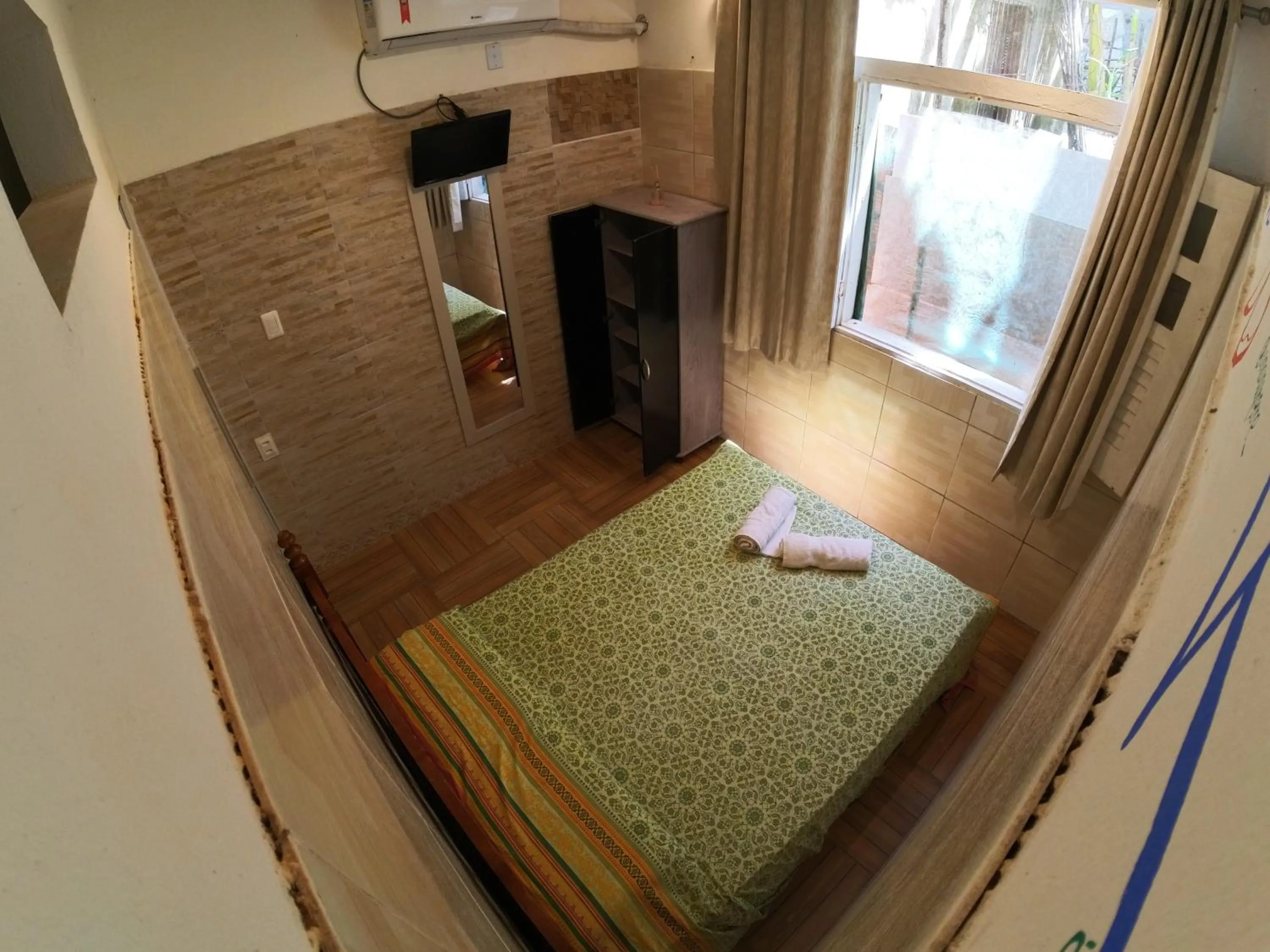 Bedroom, Bed in Kitnet Perto da Primeira Praia