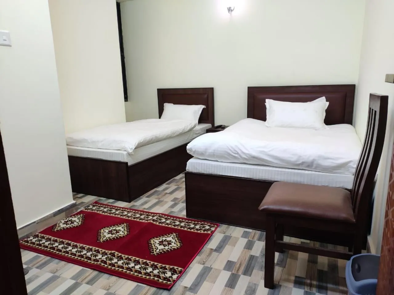 Photo of the whole room, Bed in Pashupati View Hotel