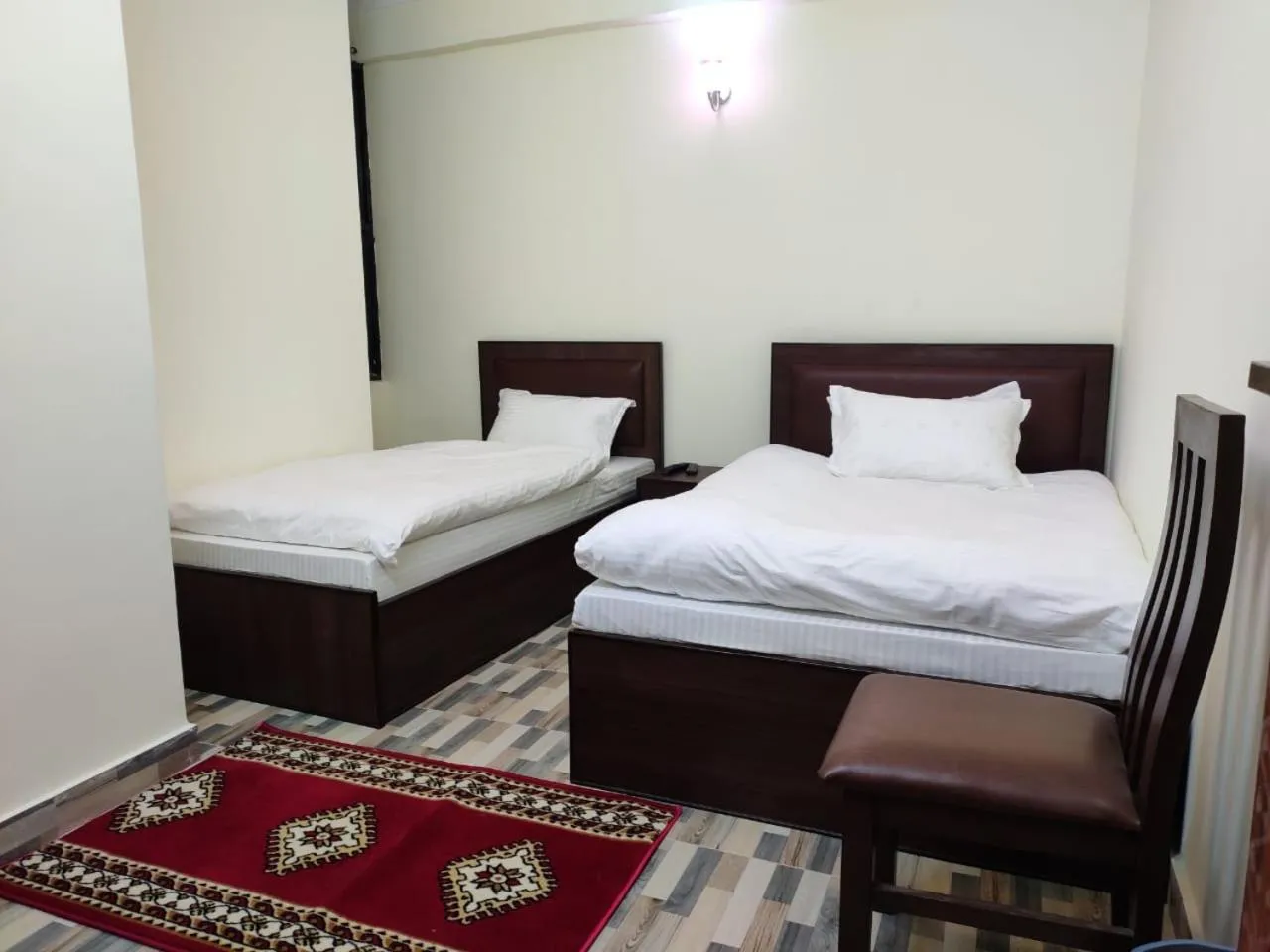 Bed in Pashupati View Hotel
