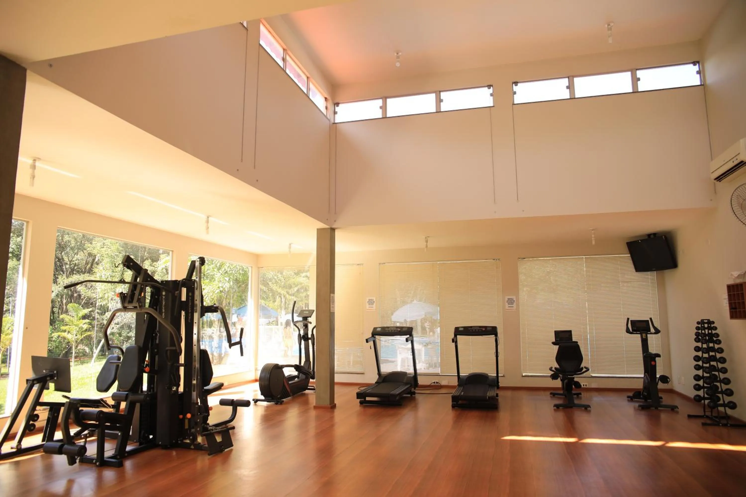 Fitness centre/facilities in Hotel Água Das Araras