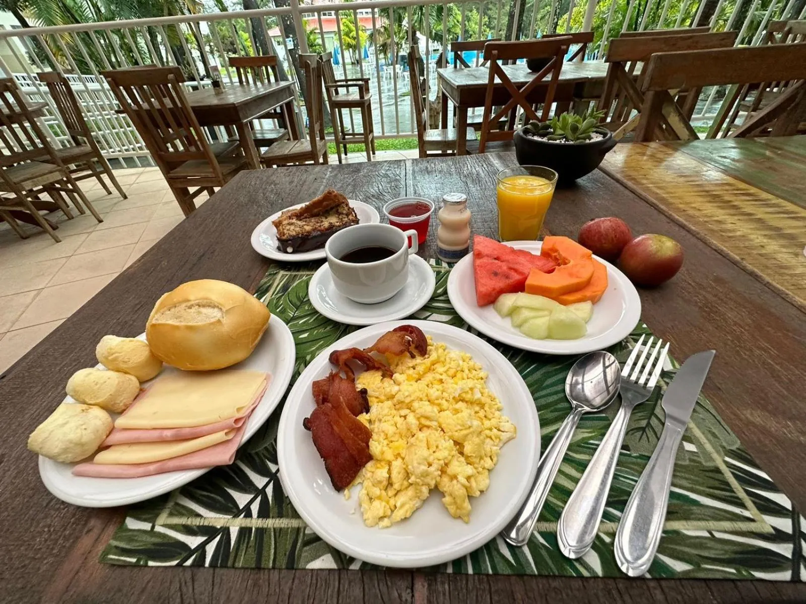 Food and drinks in Hotel Água Das Araras