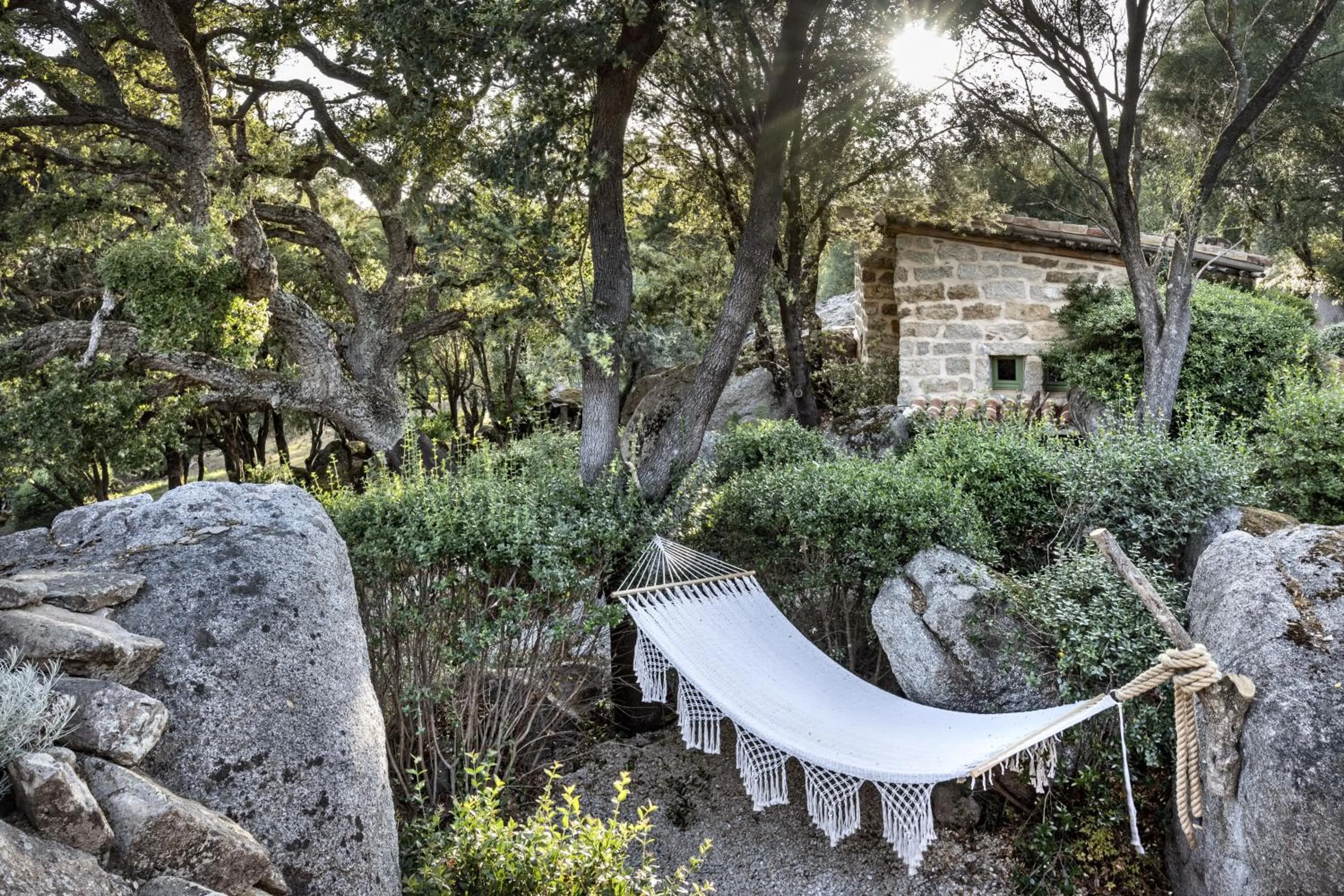 Garden in Gallicantu Stazzo Retreat