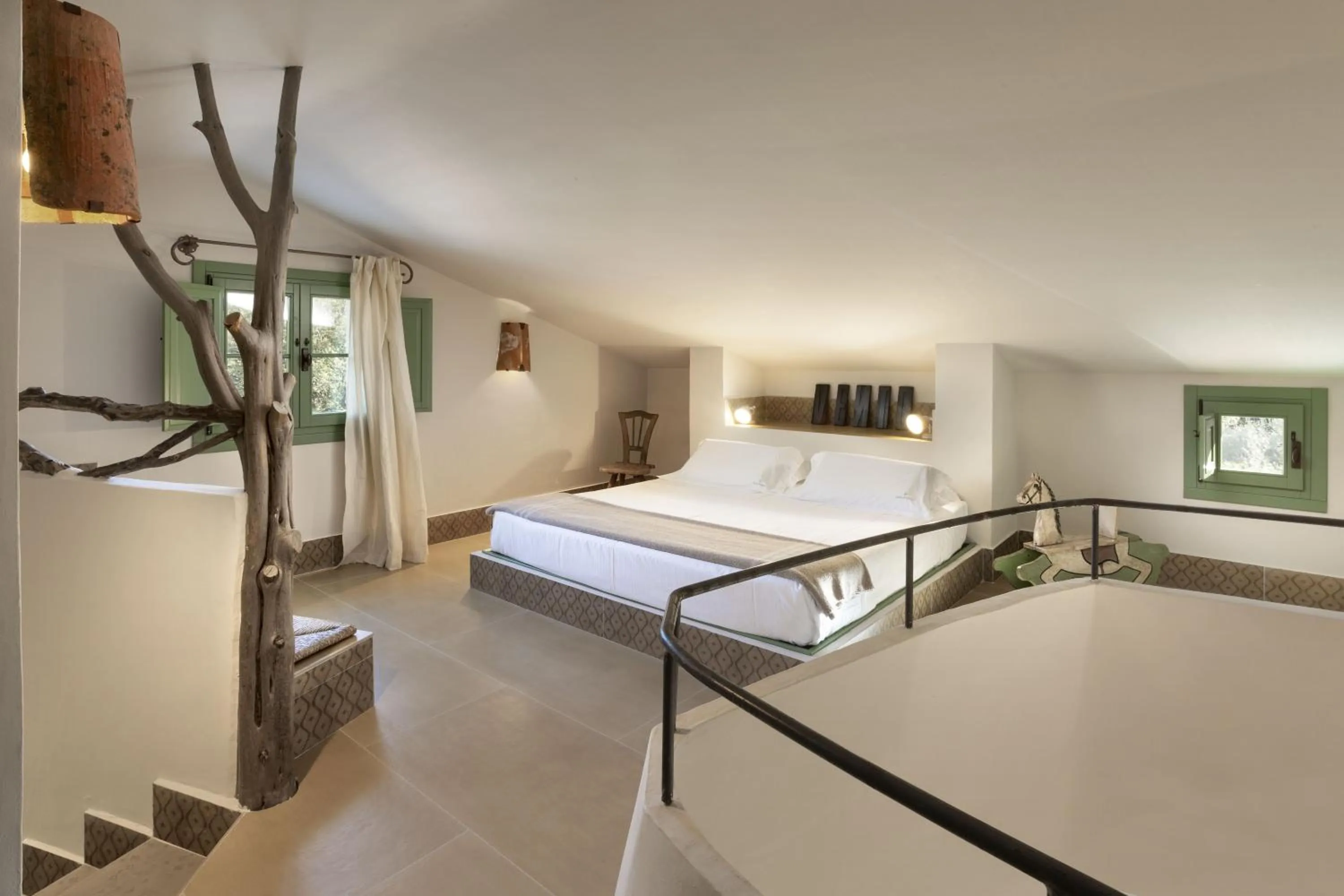 Bed in Gallicantu Stazzo Retreat