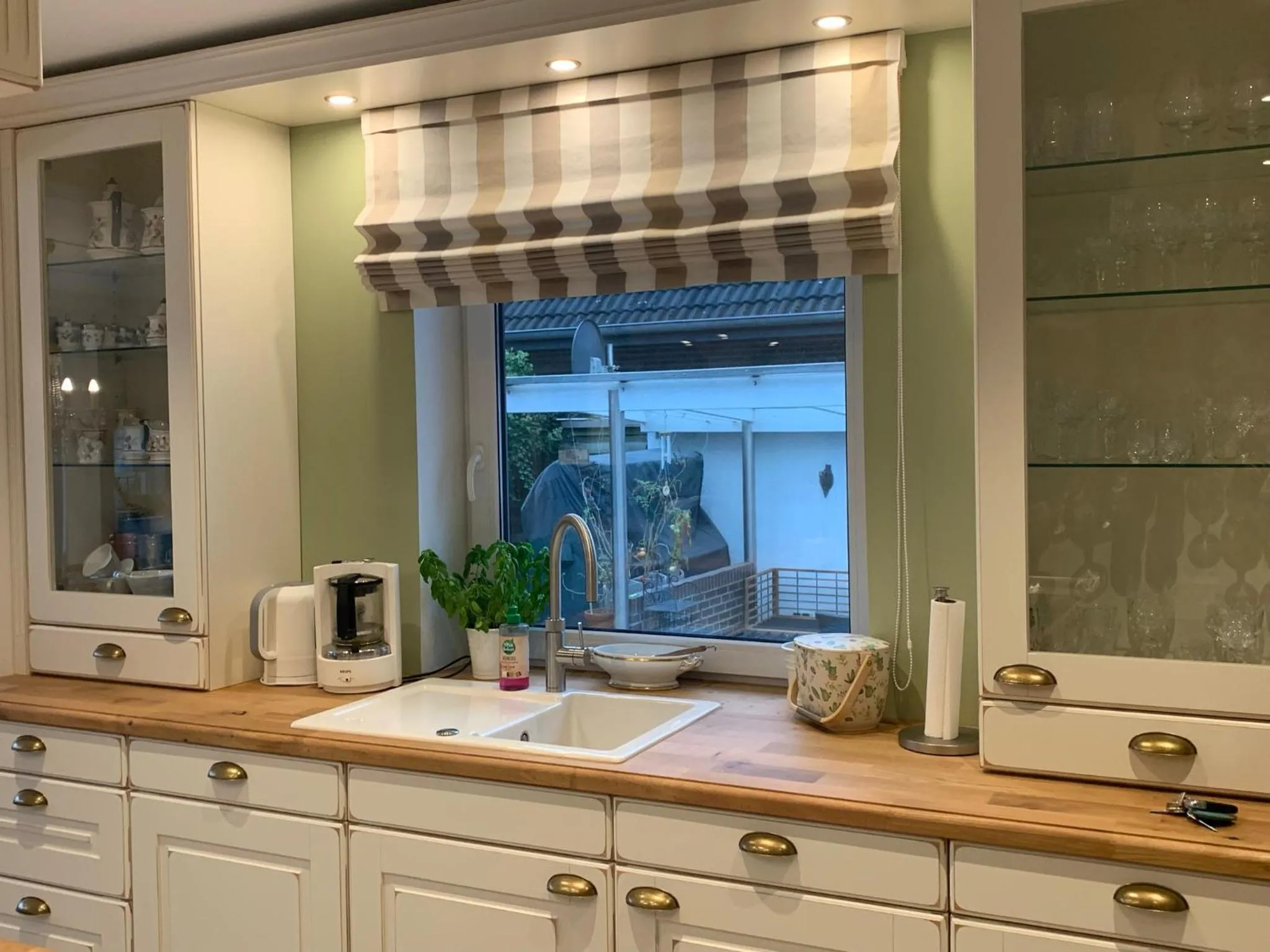 Communal kitchen in Harmony House