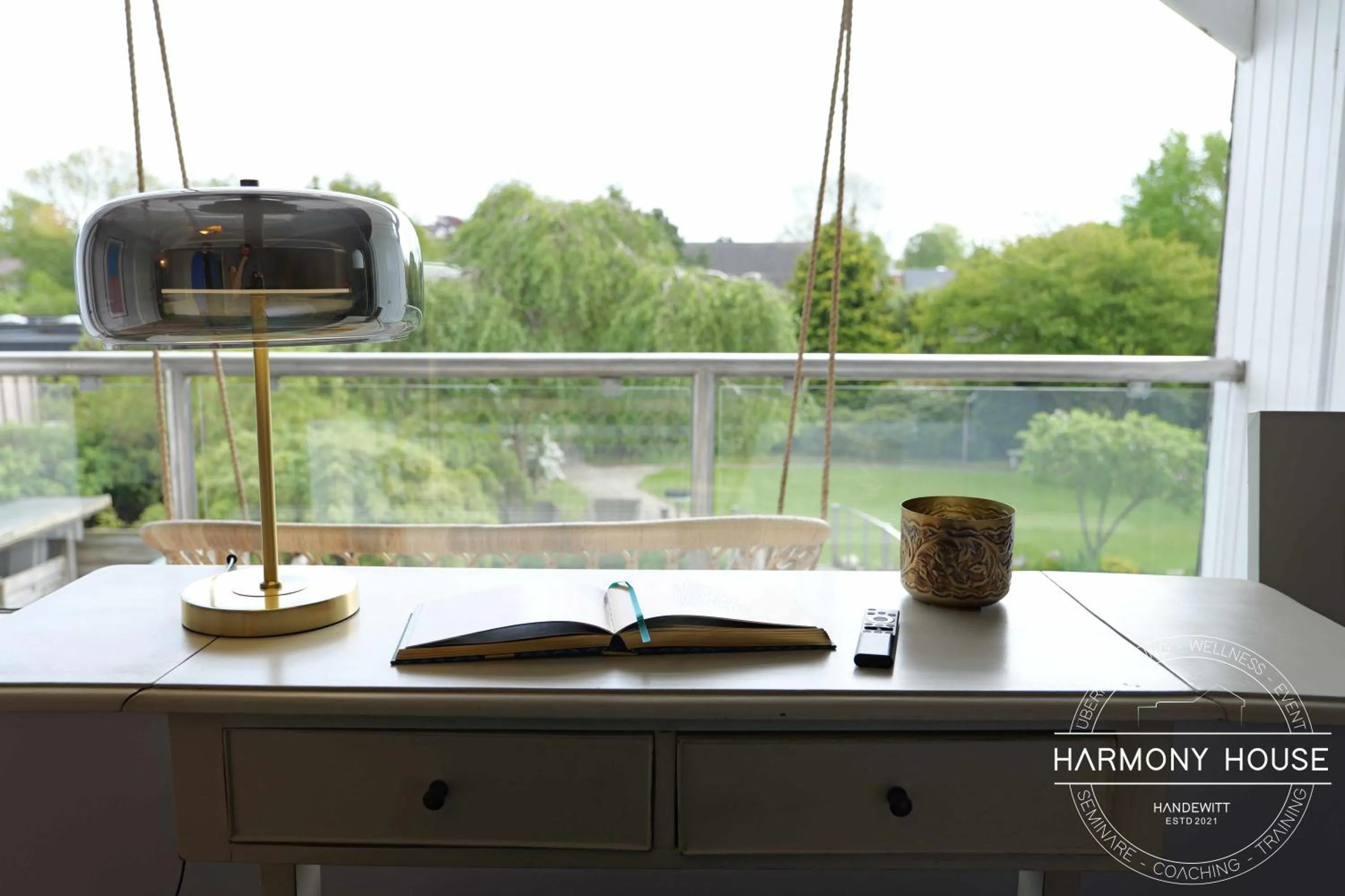 Garden view in Harmony House