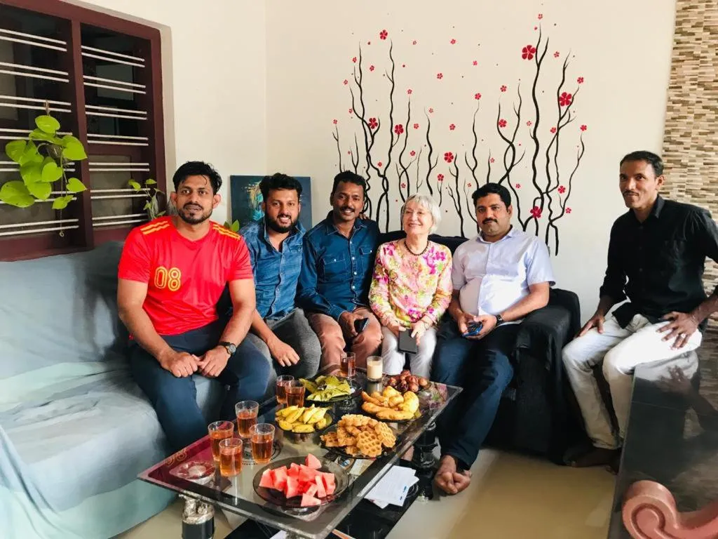 group of guests in Ben's Villa Kannur !