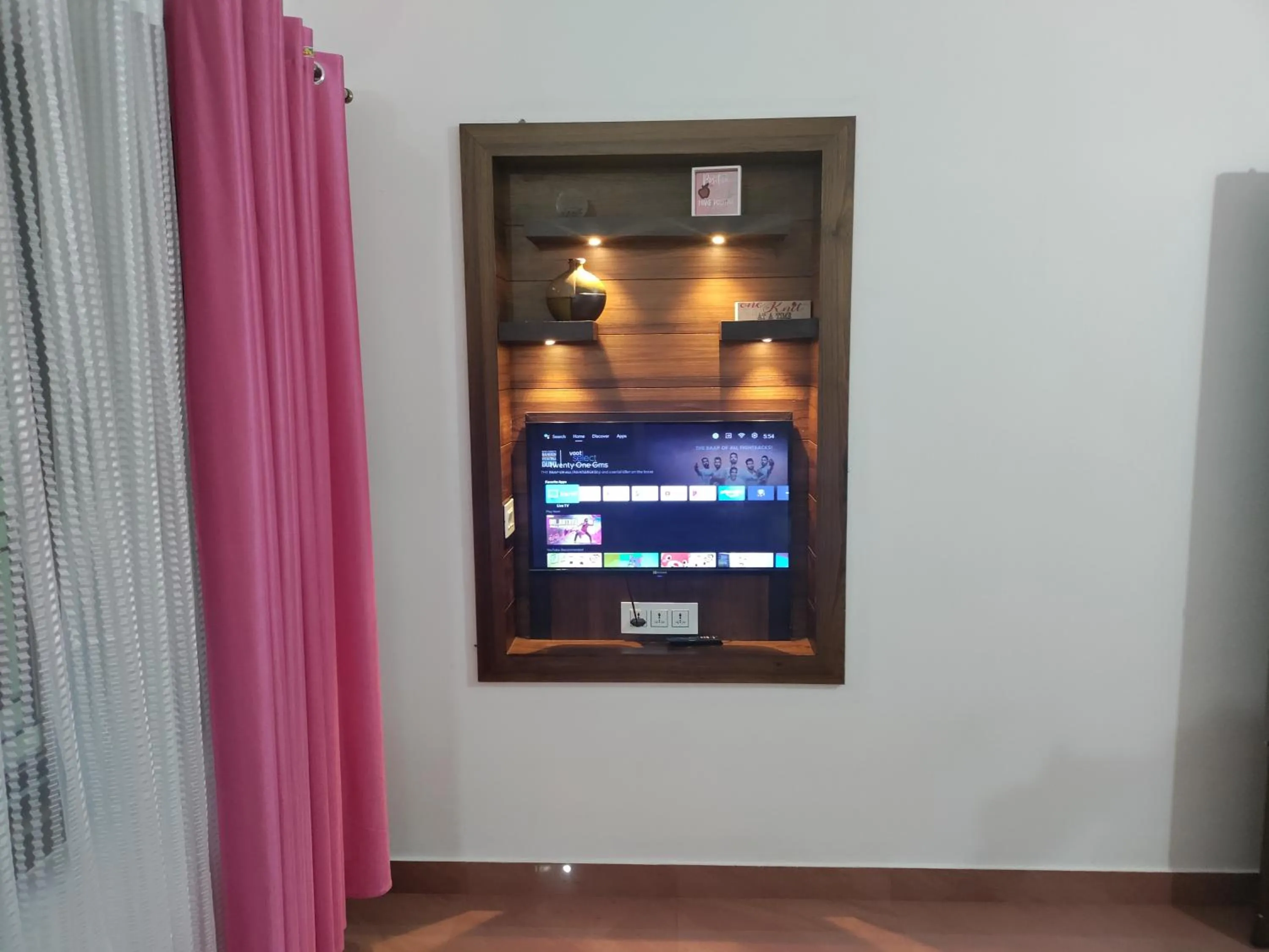 TV and multimedia in Ben's Villa Kannur !