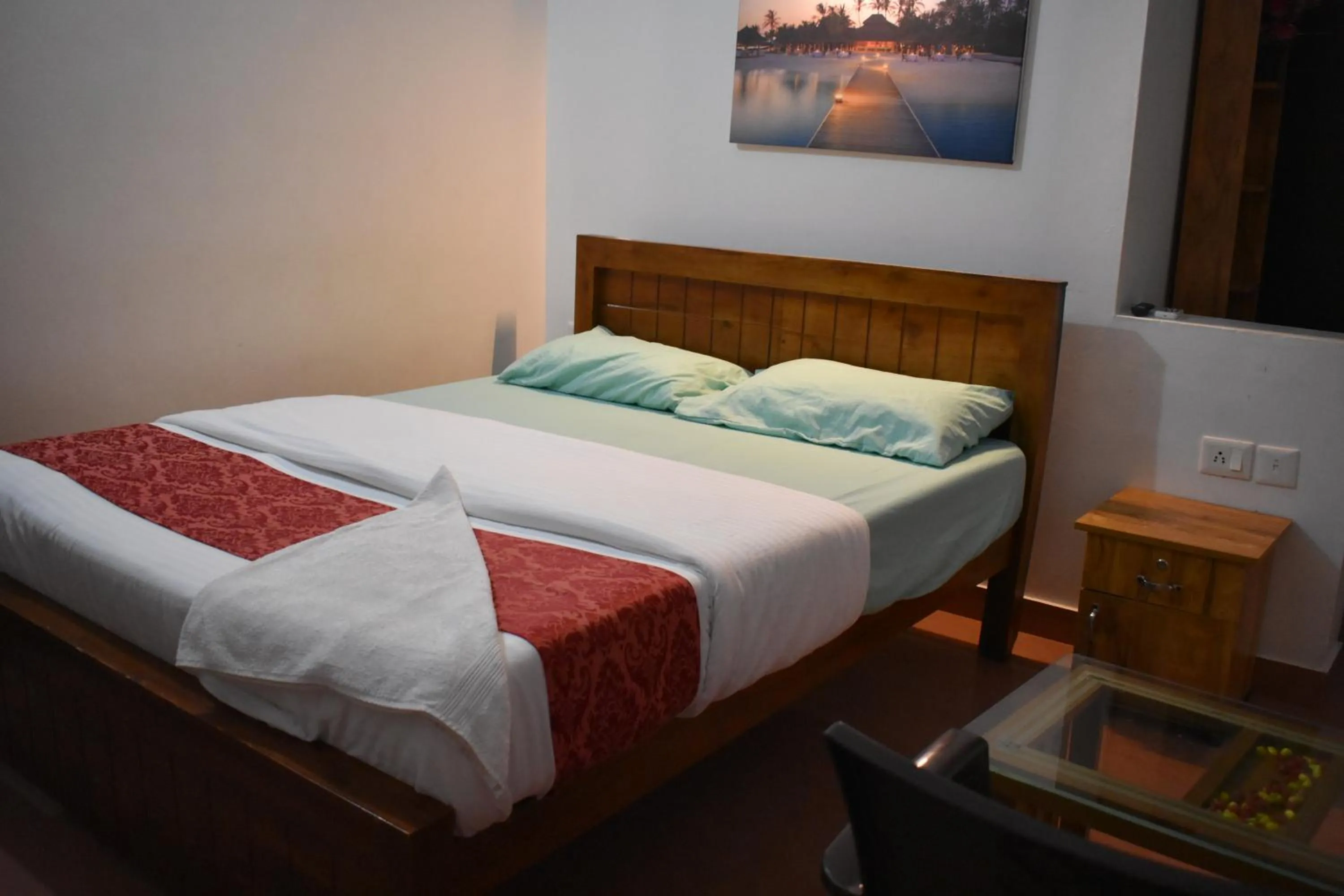 Bed in Ben's Villa Kannur !