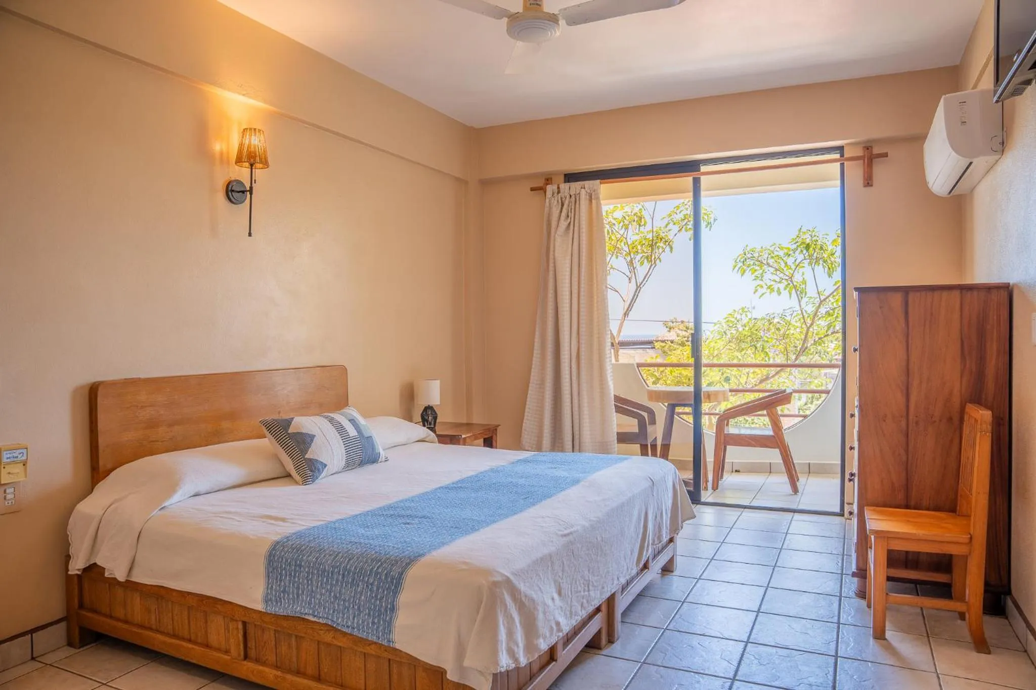 Bed in Hotel El Mirador