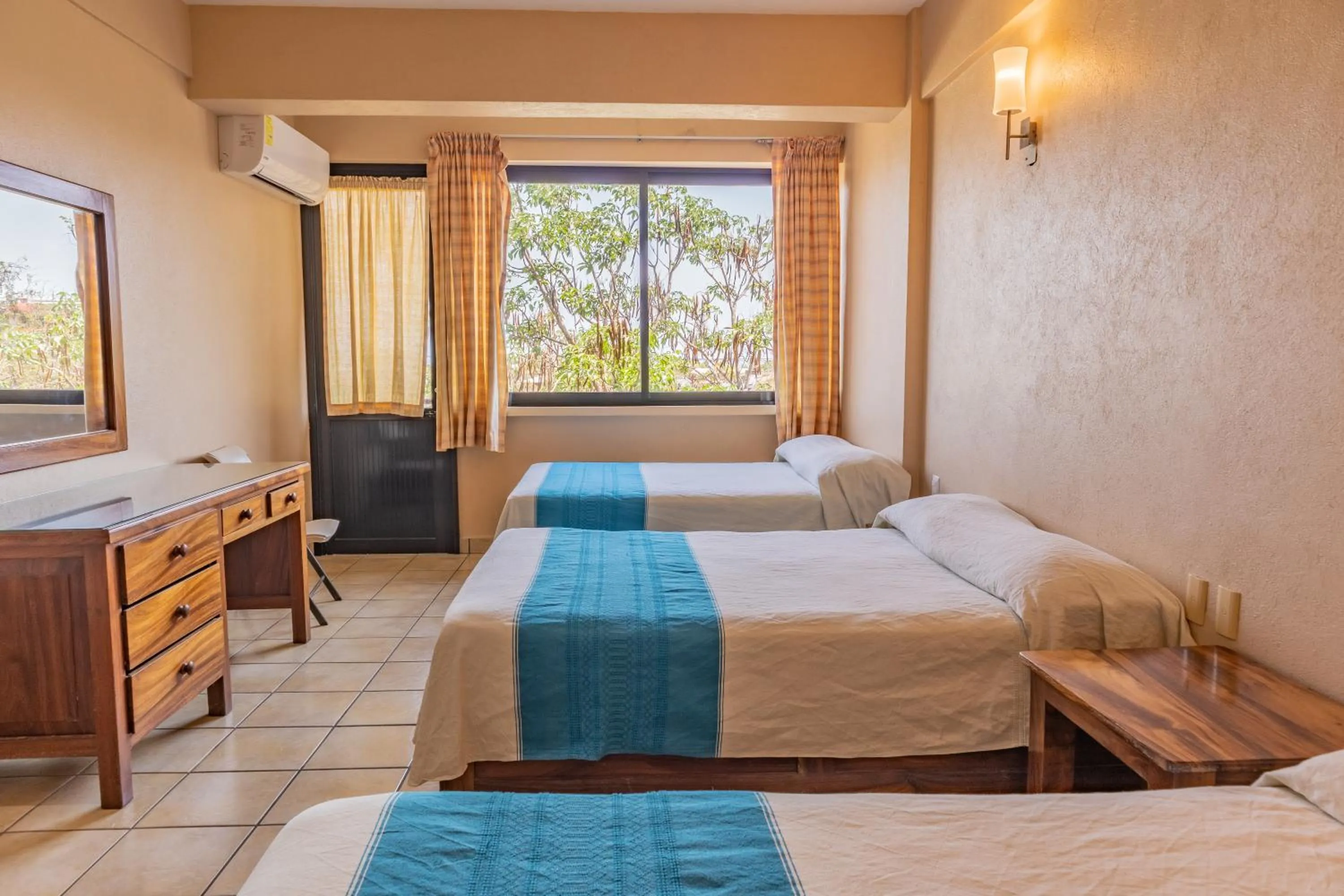 Bed in Hotel El Mirador