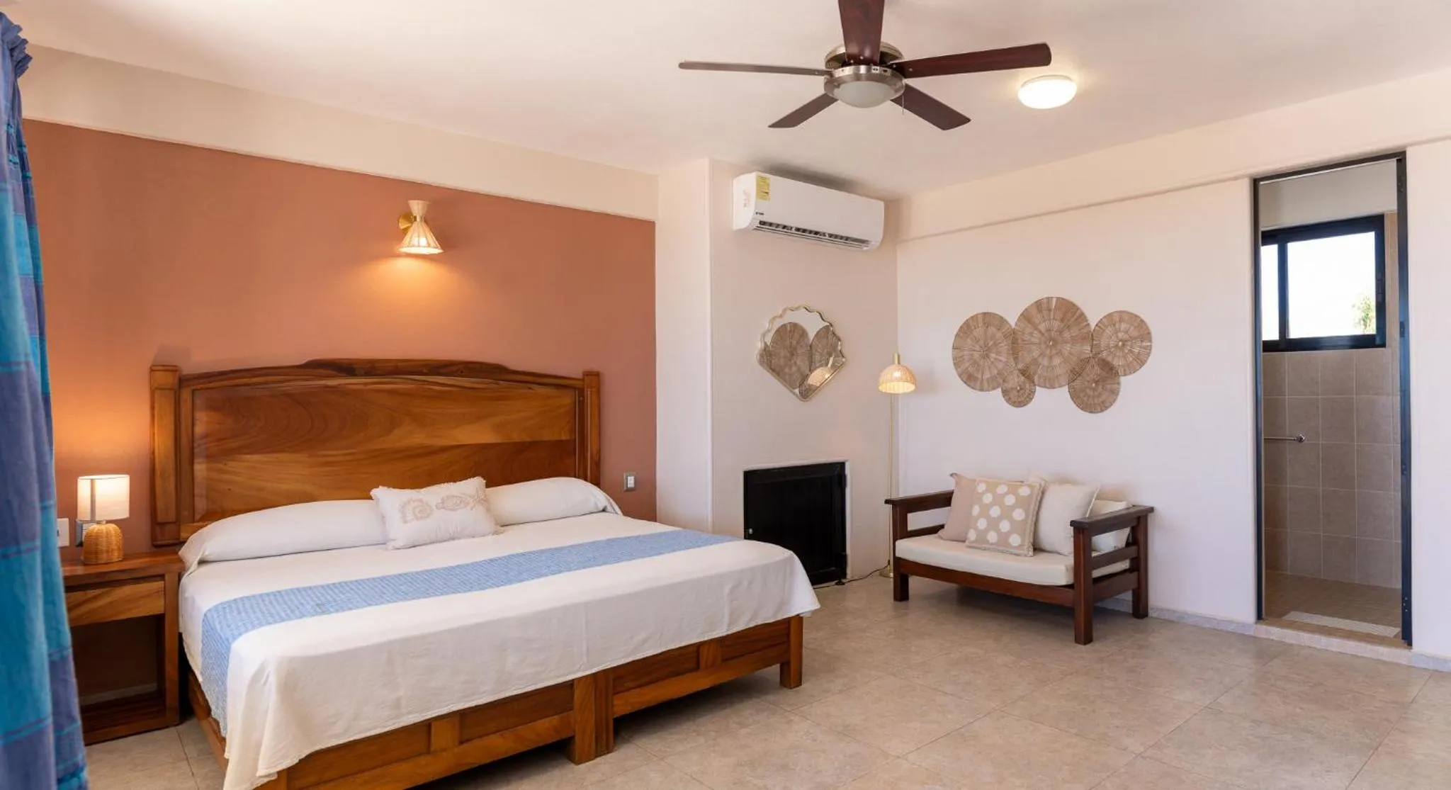 Bed in Hotel El Mirador