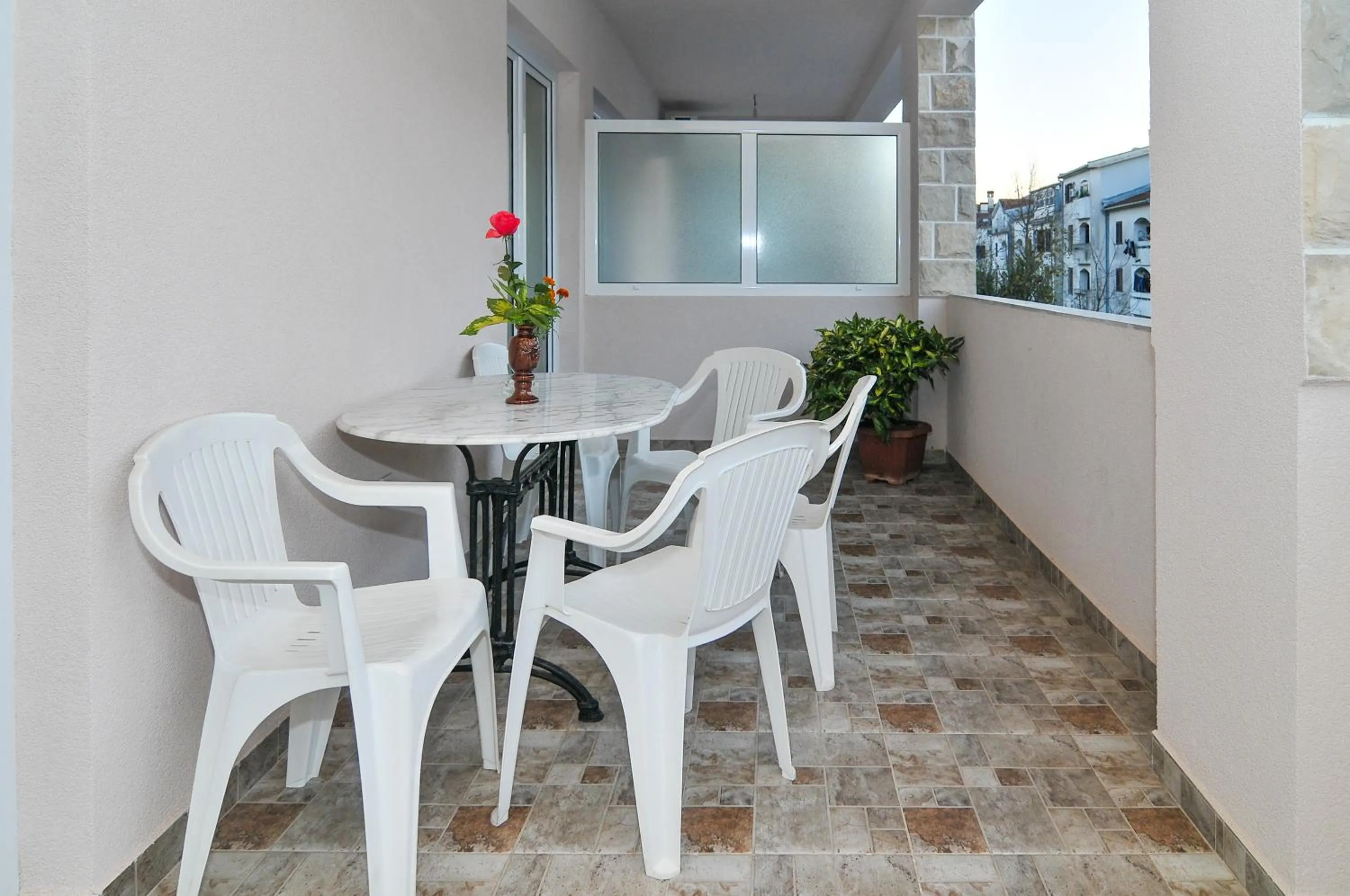 Balcony/Terrace in Apartments Samardžić