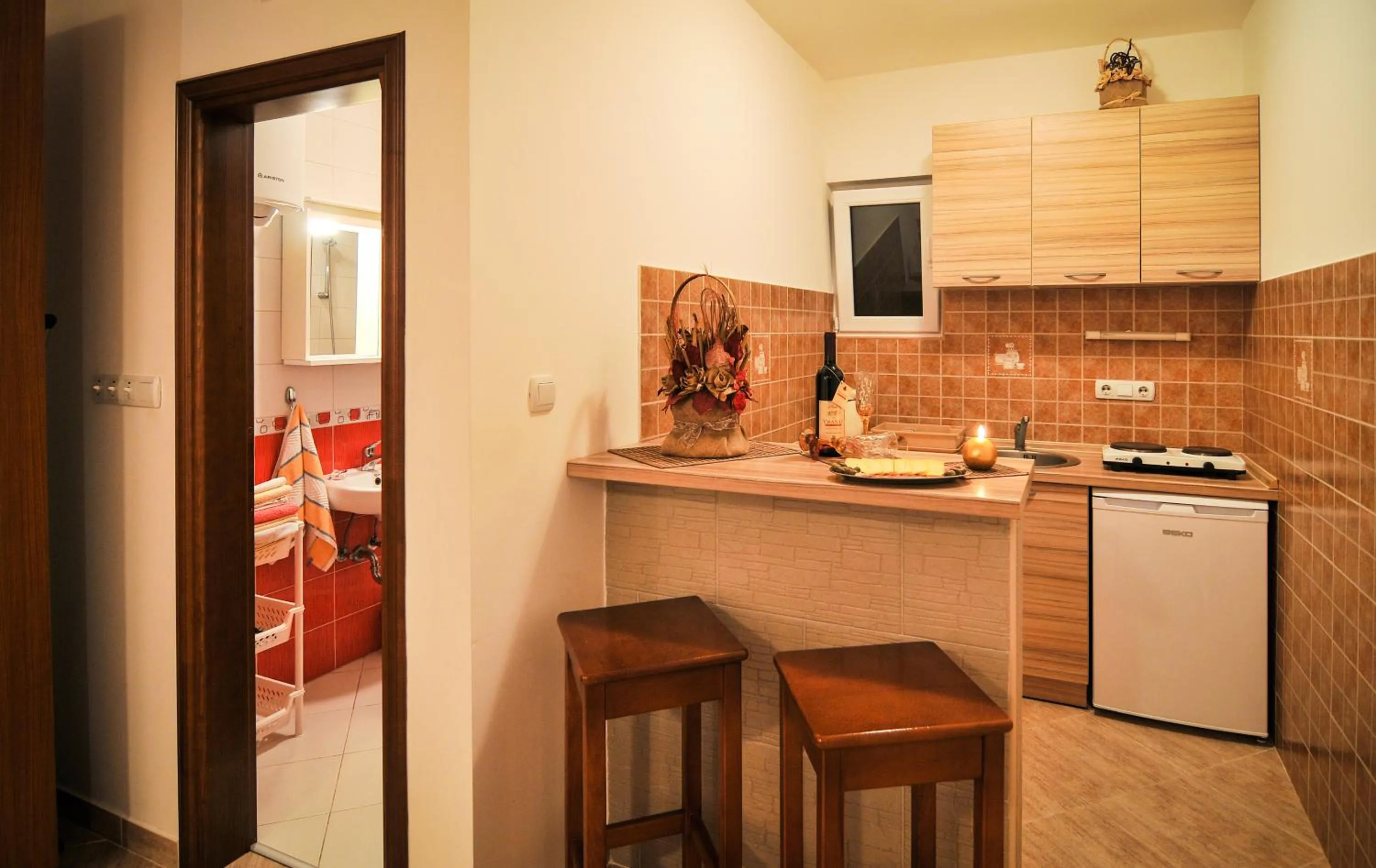 Kitchen or kitchenette in Apartments Samardžić