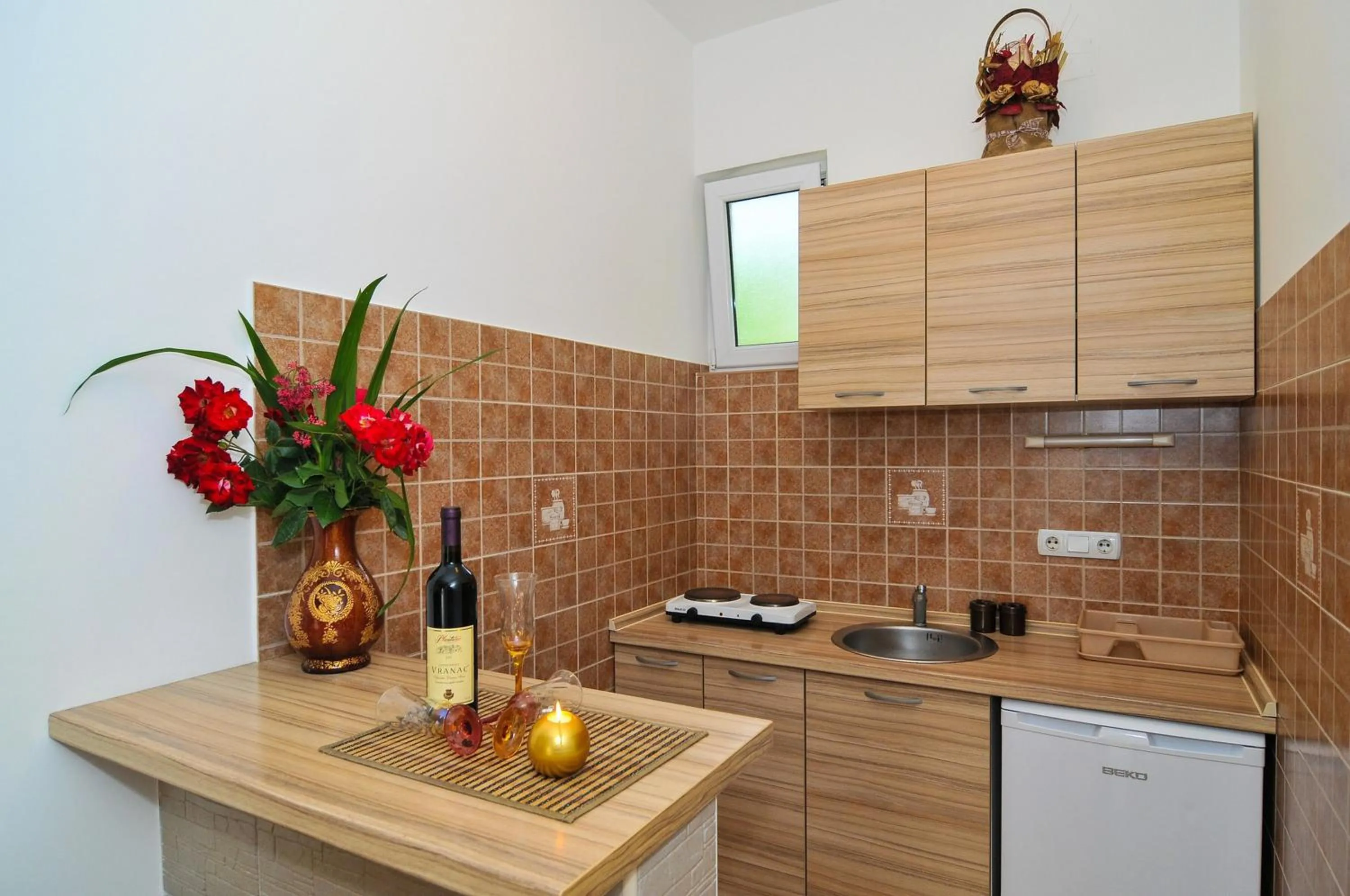 Kitchen or kitchenette in Apartments Samardžić