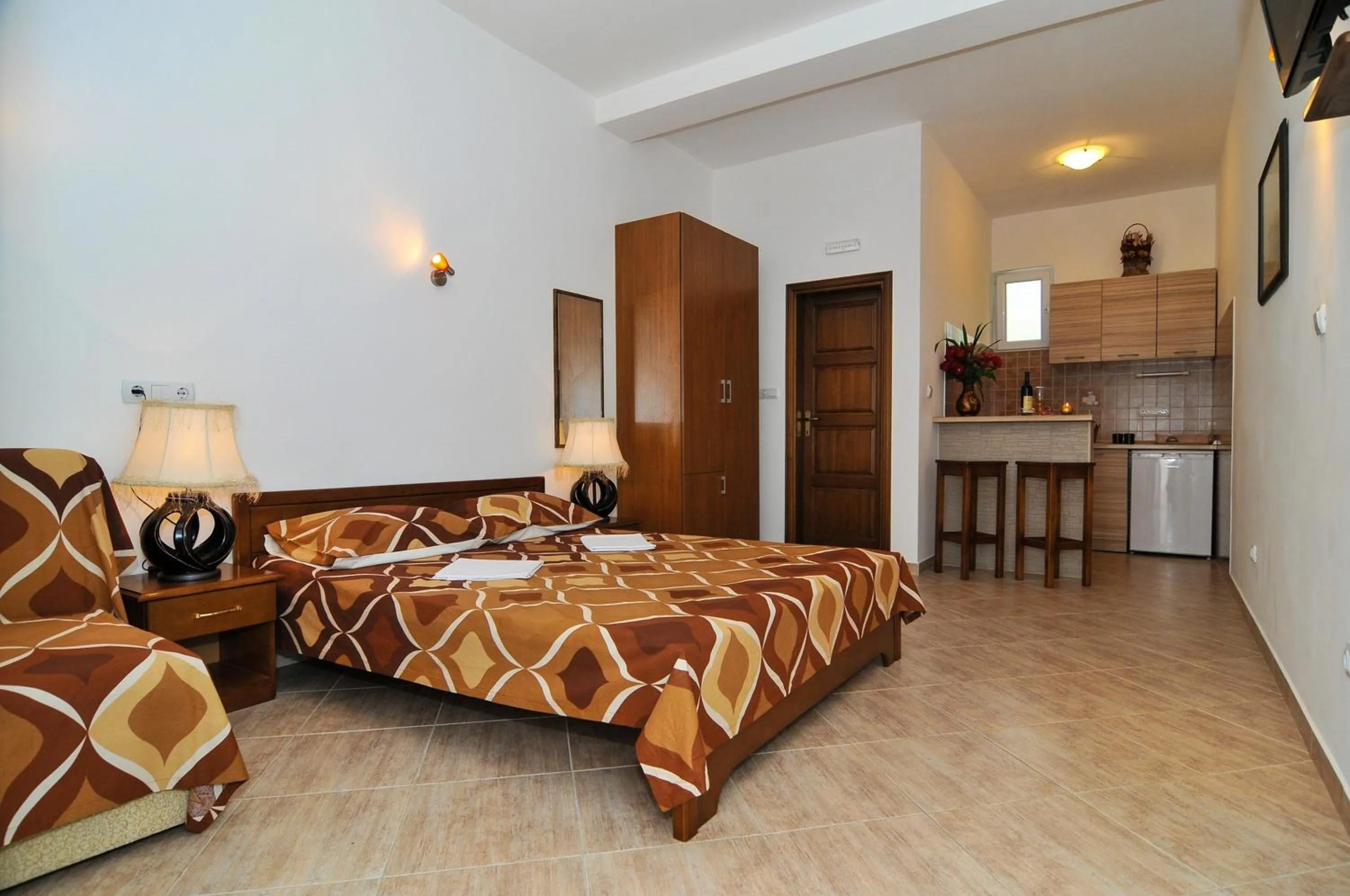 Bedroom, Bed in Apartments Samardžić