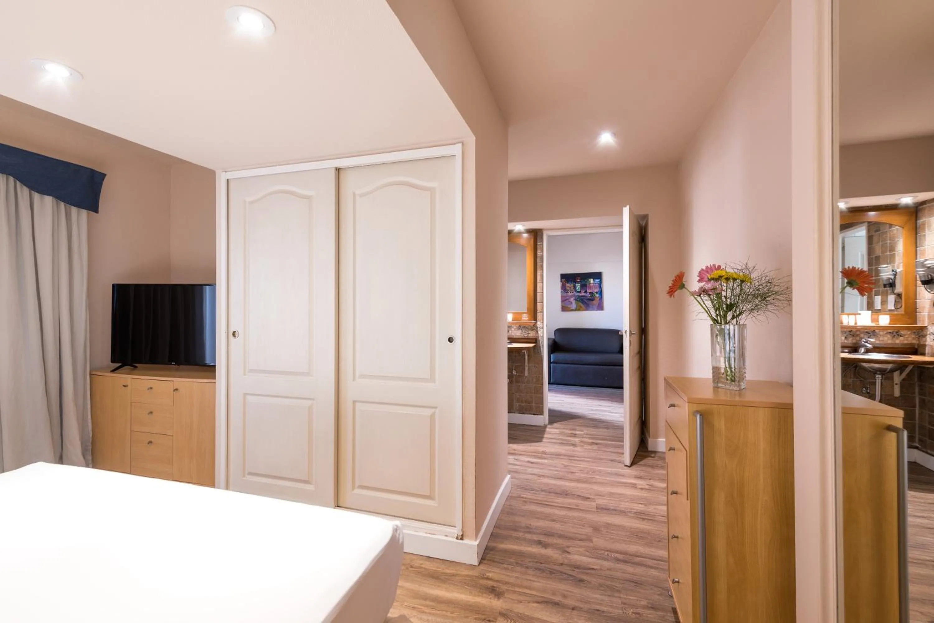 Bed in Exe Hotel Colón