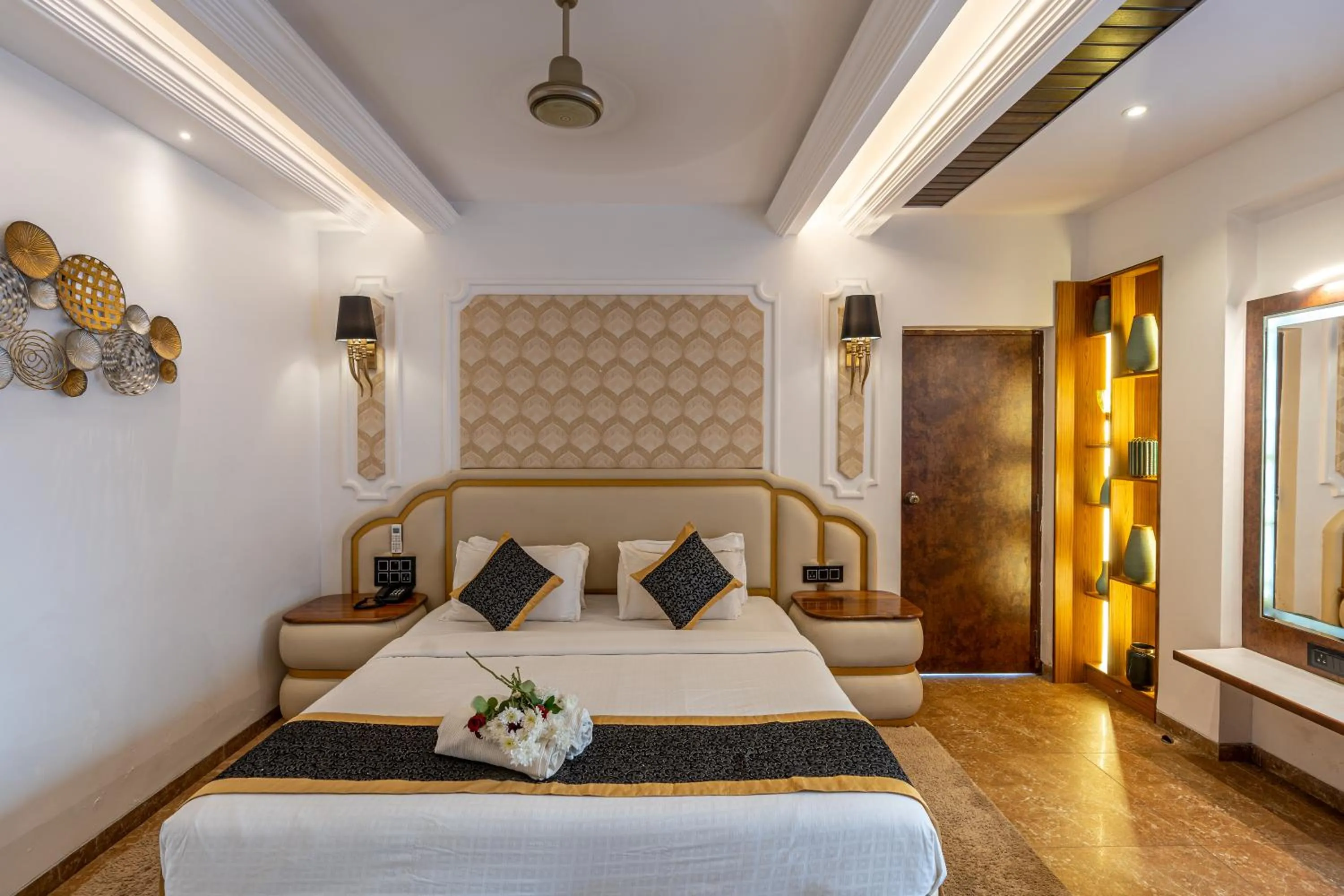 Bed in Alvorada Resort-3 Star Resort In Baga