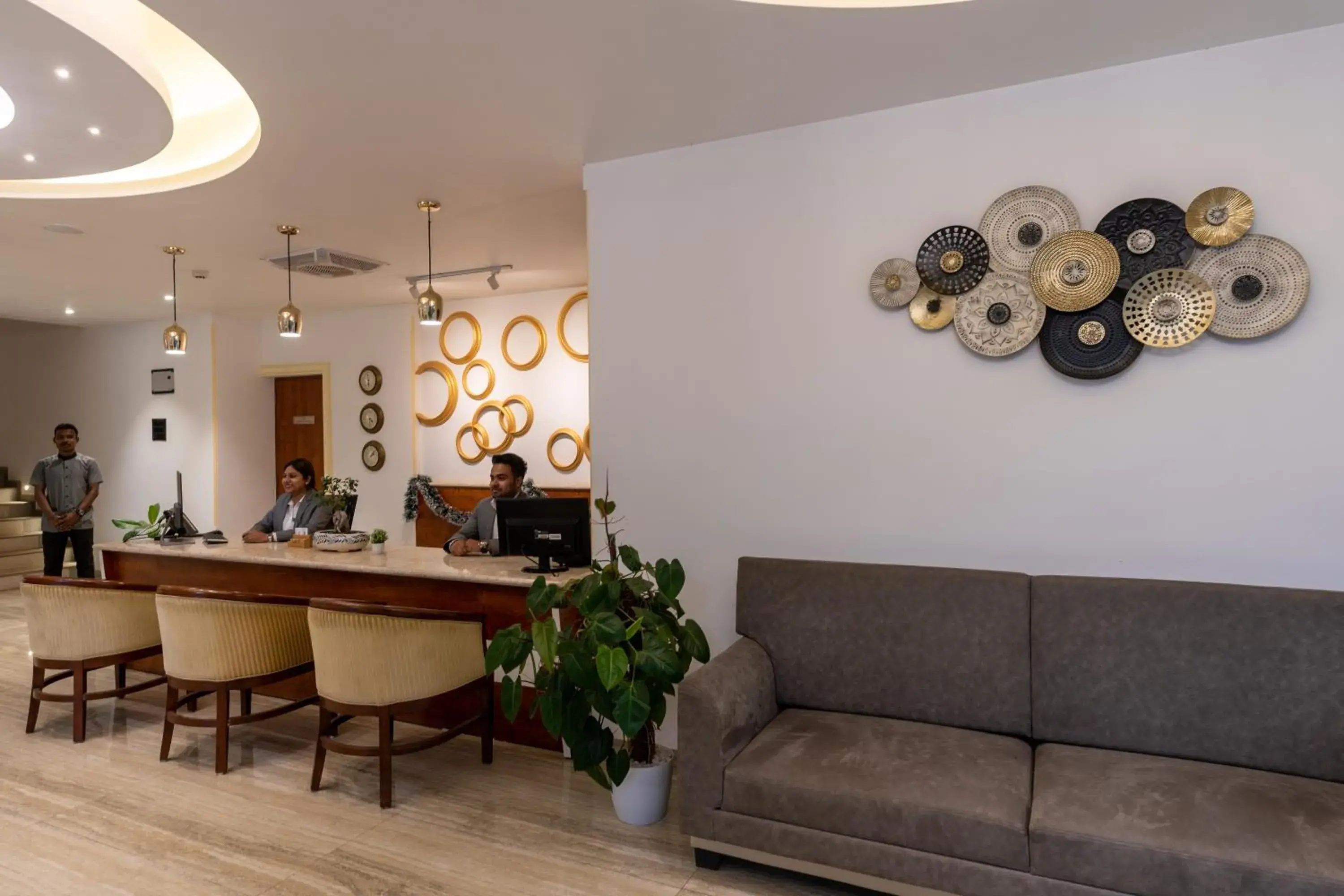 Lobby or reception in Alvorada Resort-3 Star Resort In Baga Lobby or reception in Alvorada Resort-3 Star Resort In Baga