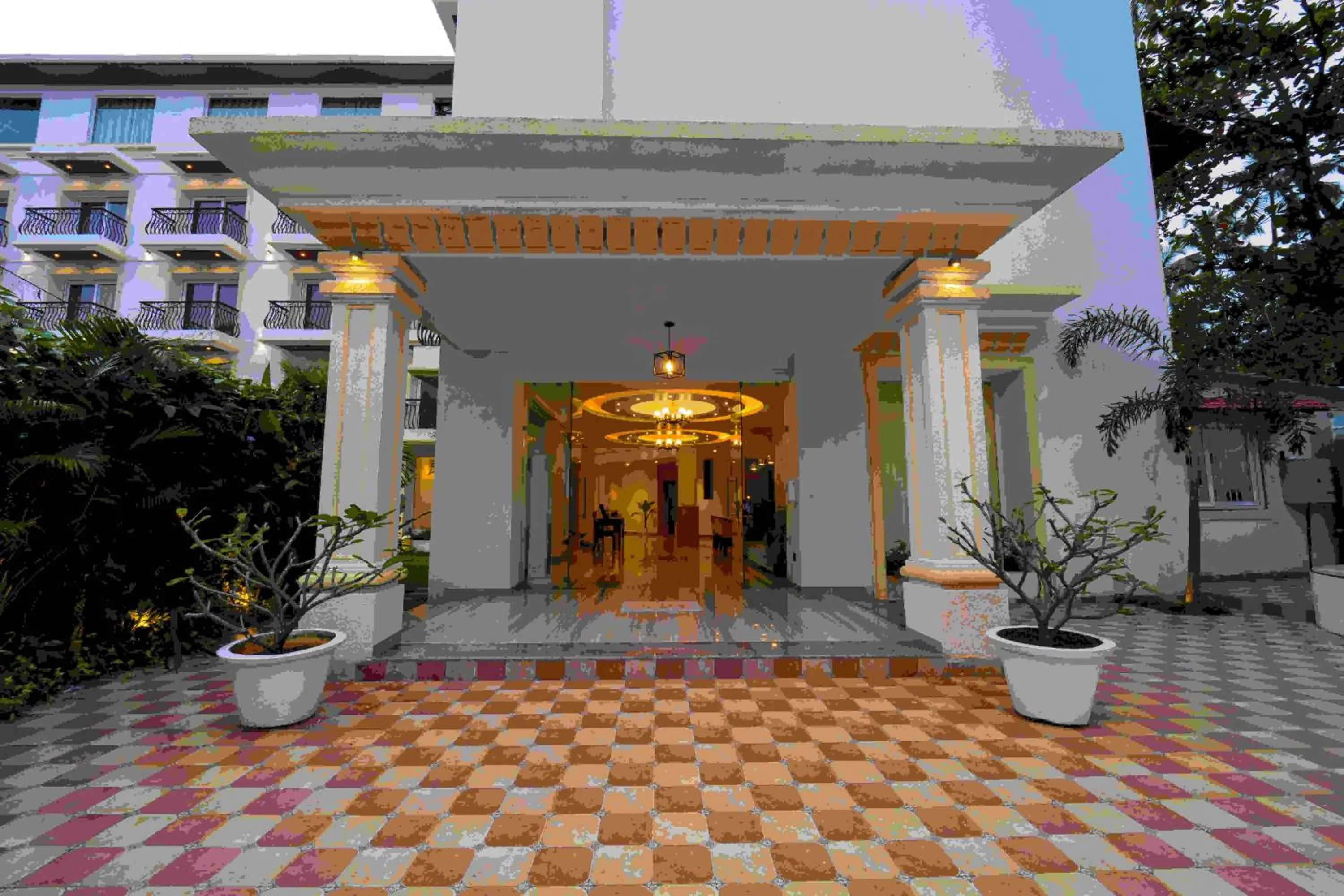 Facade/entrance in Alvorada Resort-3 Star Resort In Baga