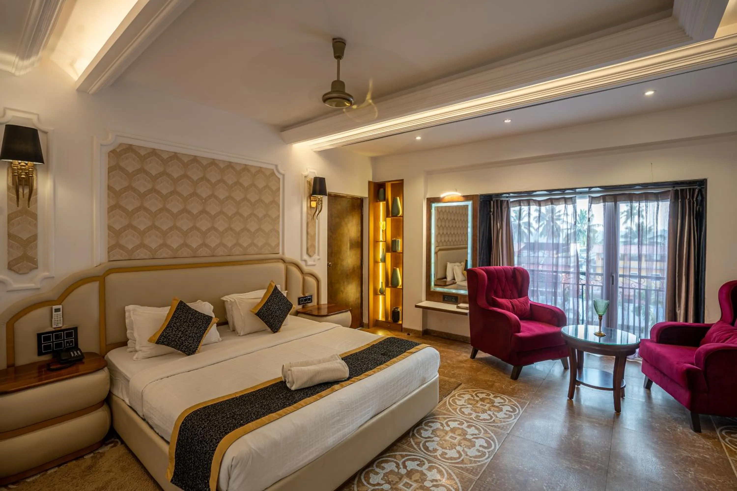 Bed in Alvorada Resort-3 Star Resort In Baga