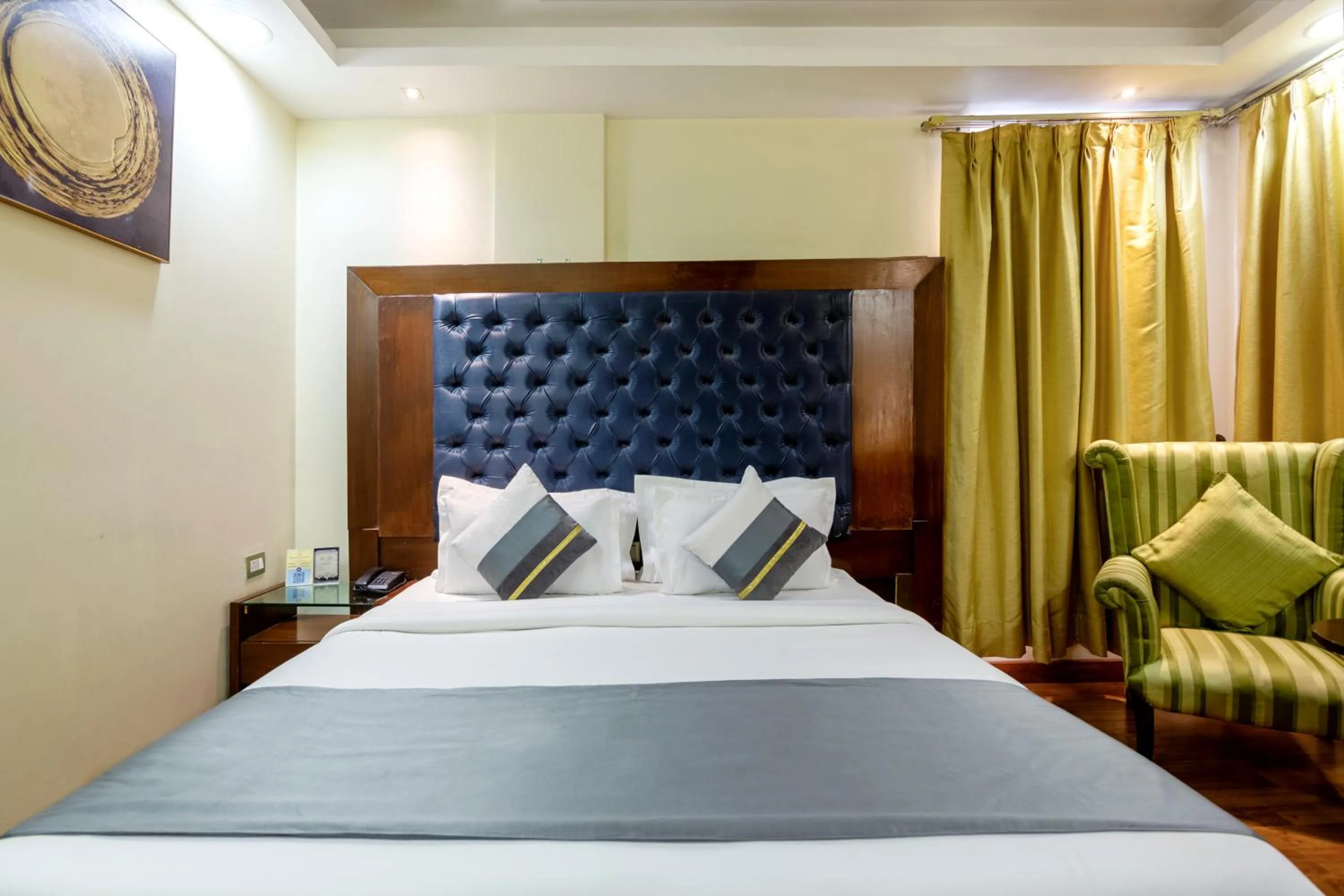 Bedroom, Bed in The Grand Orion - Kailash Colony