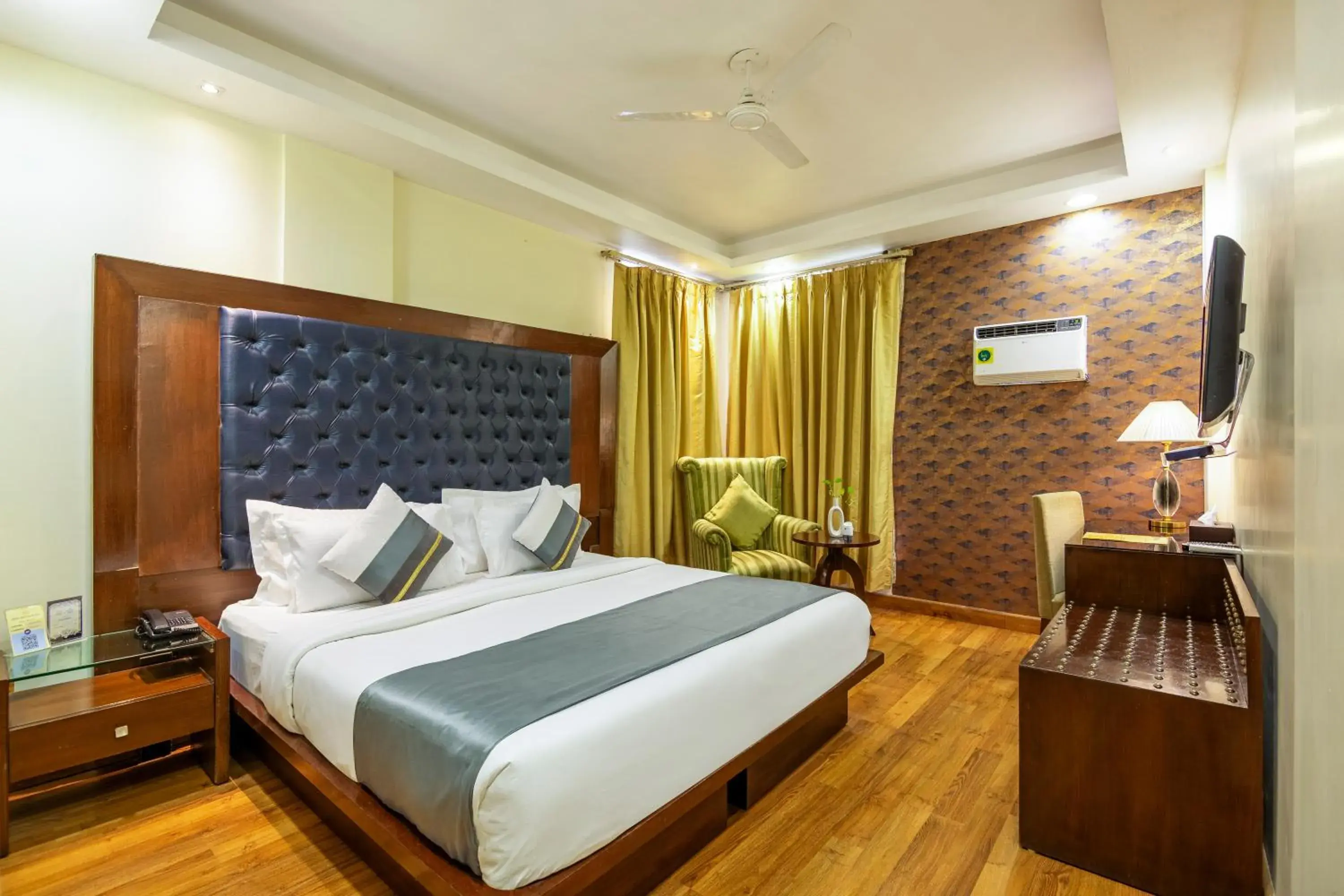 Bedroom, Bed in The Grand Orion - Kailash Colony Bedroom, Bed in The Grand Orion - Kailash Colony