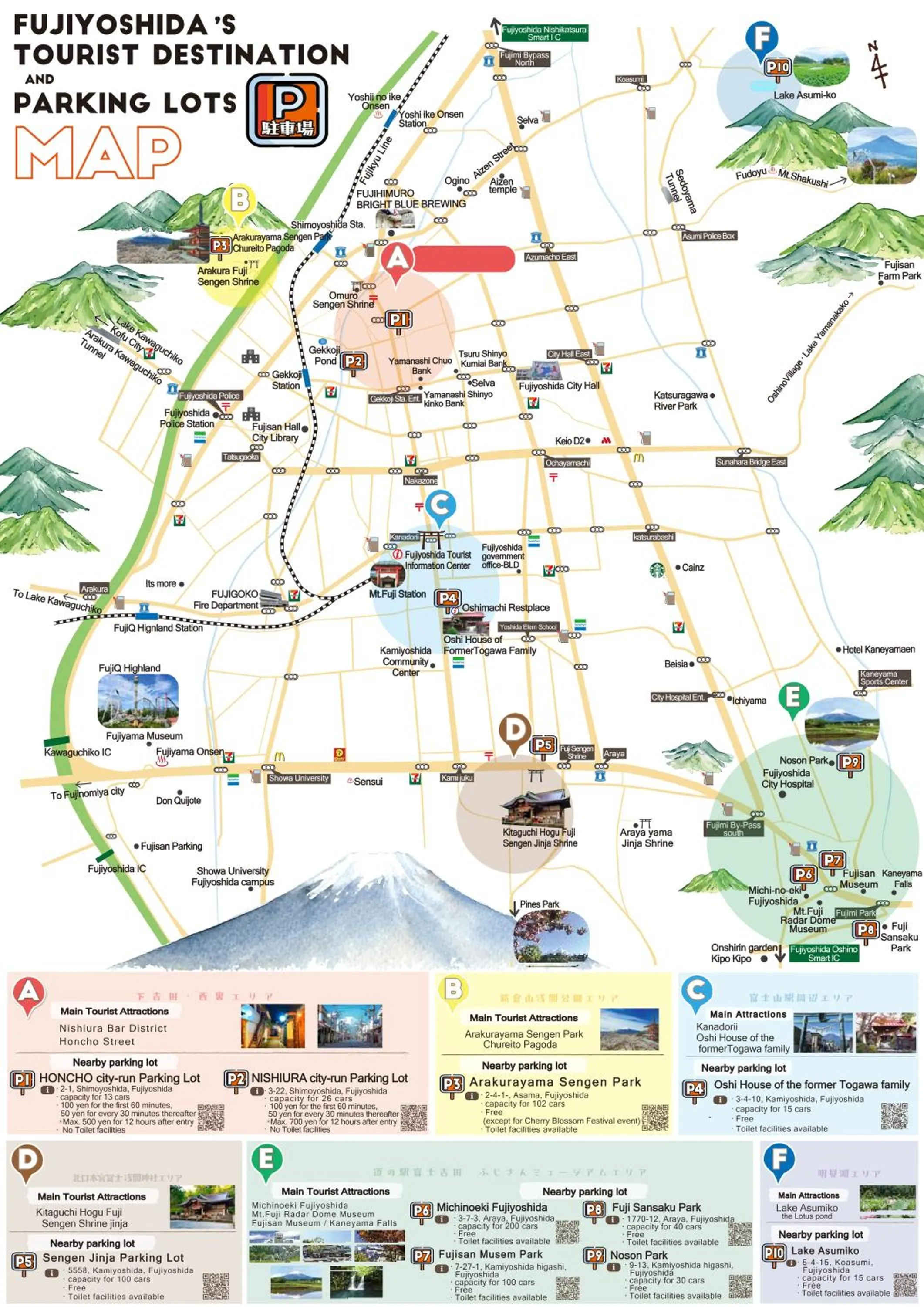 Nearby landmark in Mt Fuji Hostel Michael's