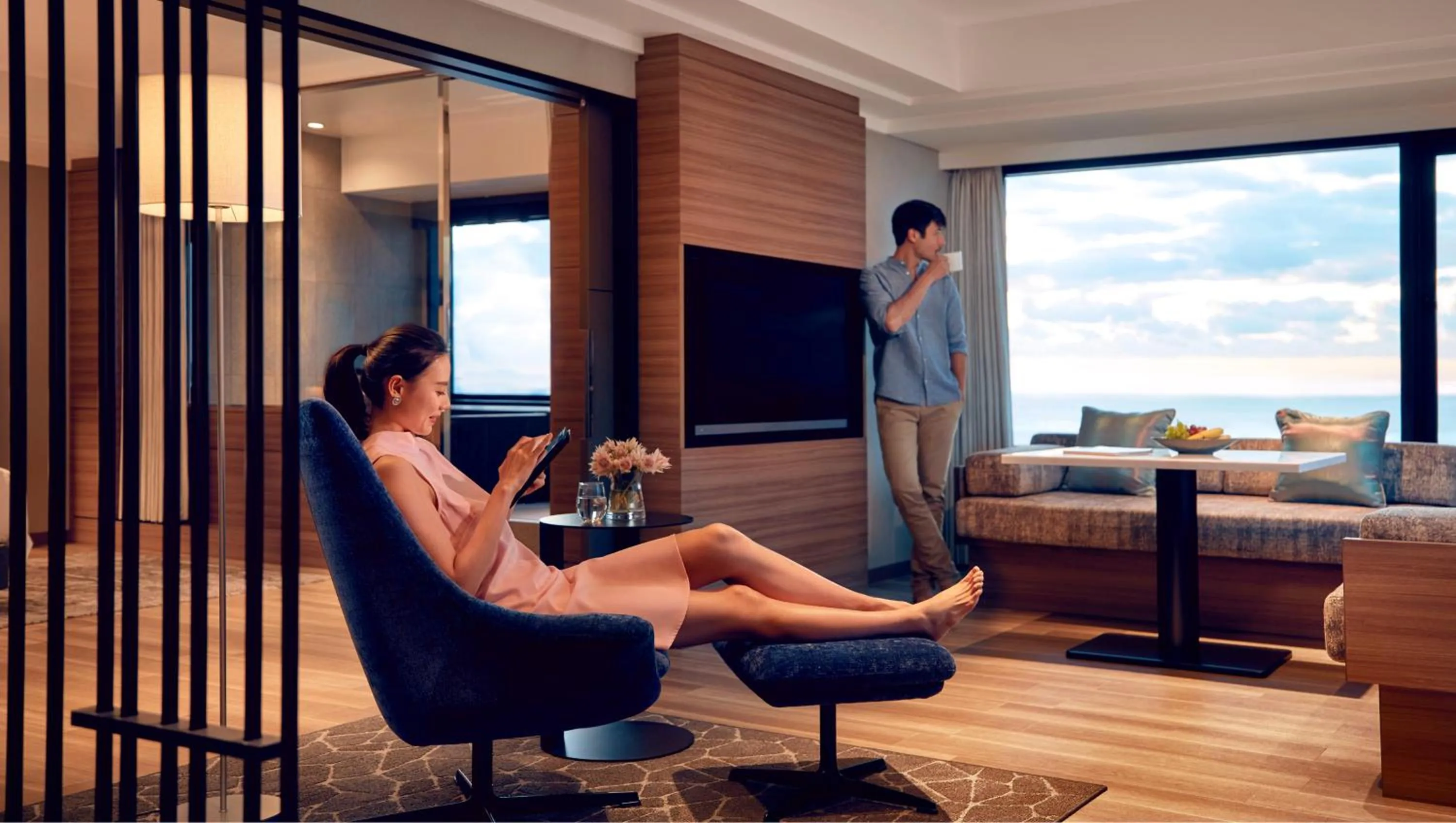 People in Nanki-Shirahama Marriott Hotel