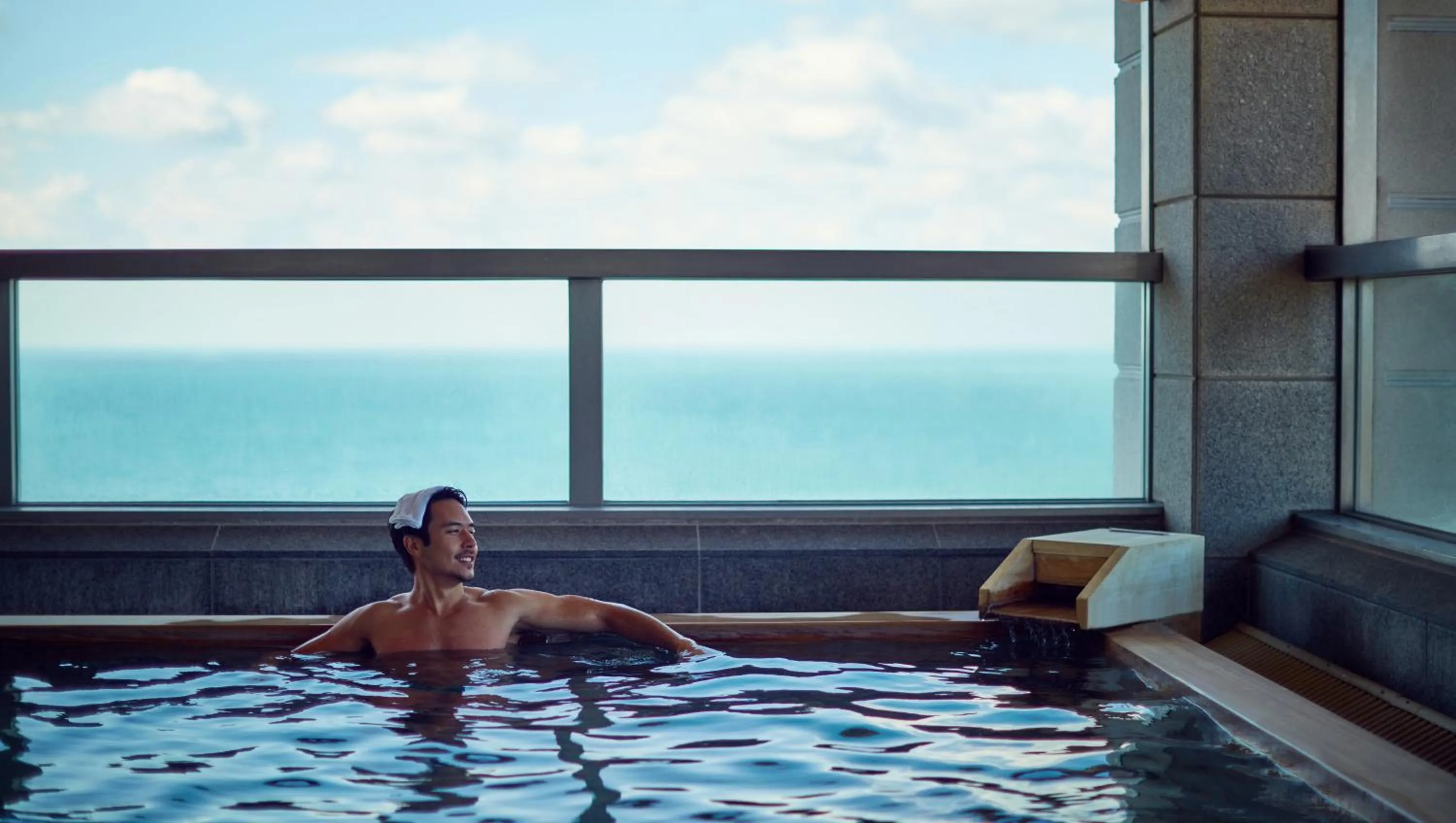 Hot Spring Bath in Nanki-Shirahama Marriott Hotel