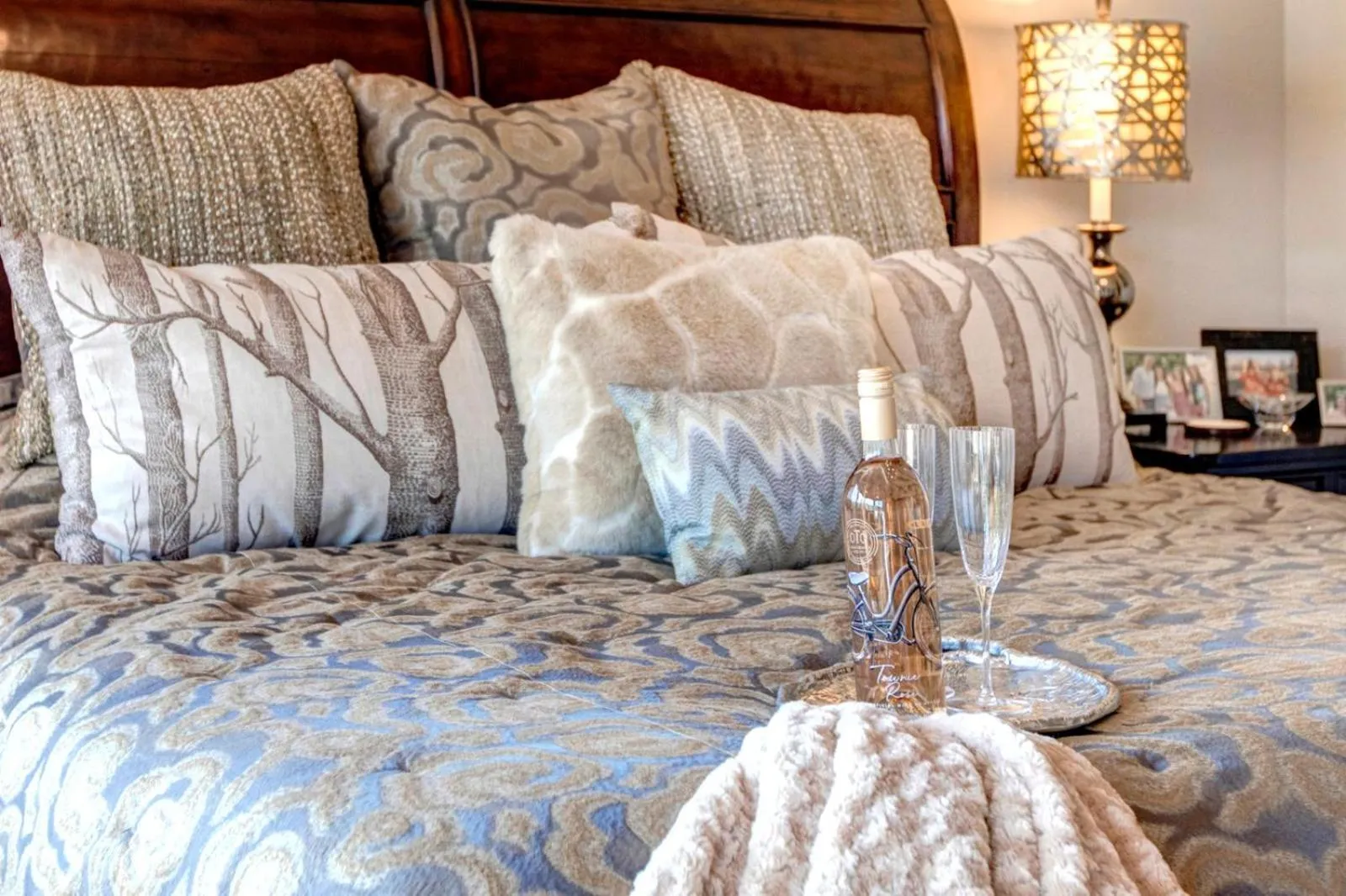 Bedroom, Bed in KBM Resorts Elegant Deer Valley Private Home Breathtaking views Elevator Gourmet Kitchen Hot Tub Gym PSD-2071