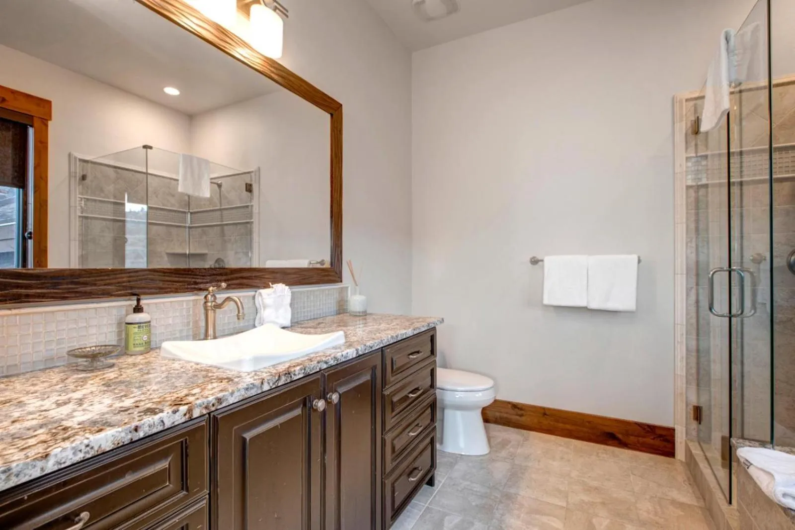 Bathroom in KBM Resorts Elegant Deer Valley Private Home Breathtaking views Elevator Gourmet Kitchen Hot Tub Gym PSD-2071