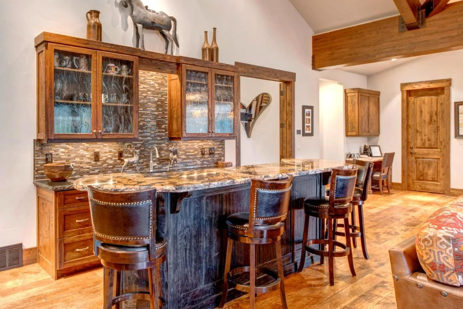 Entertainment in KBM Resorts Elegant Deer Valley Private Home Breathtaking views Elevator Gourmet Kitchen Hot Tub Gym PSD-2071