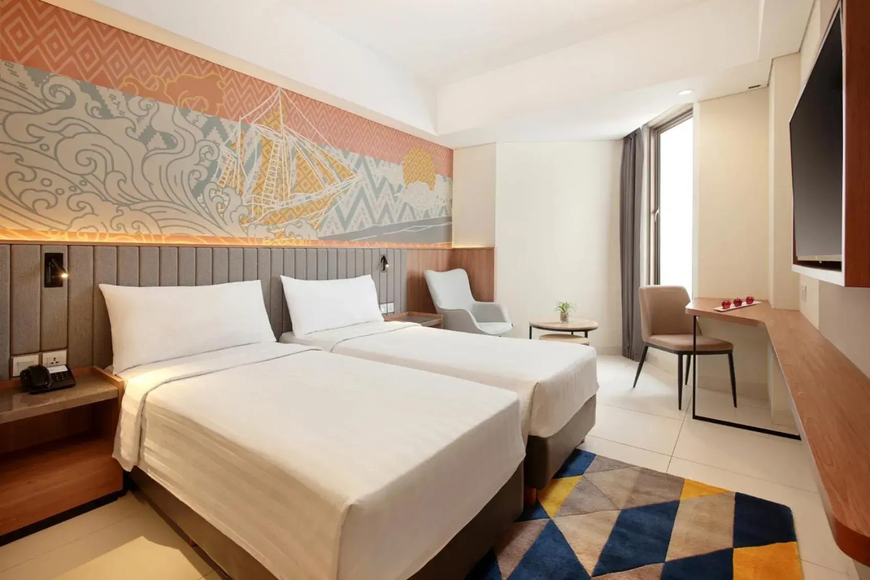 Bed in favehotel - Pantai Losari Makassar Bed in favehotel - Pantai Losari Makassar