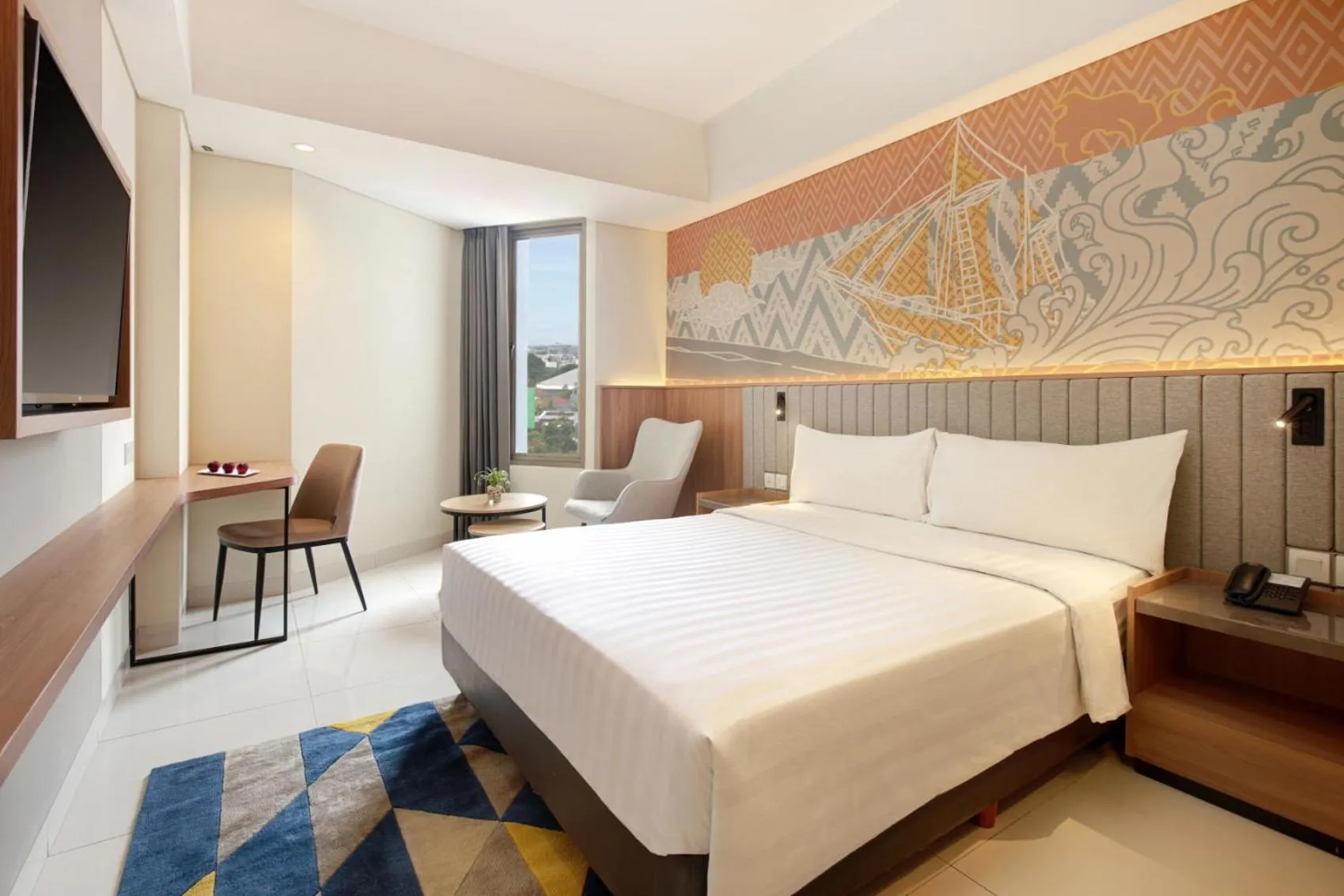 Bedroom, Bed in favehotel - Pantai Losari Makassar