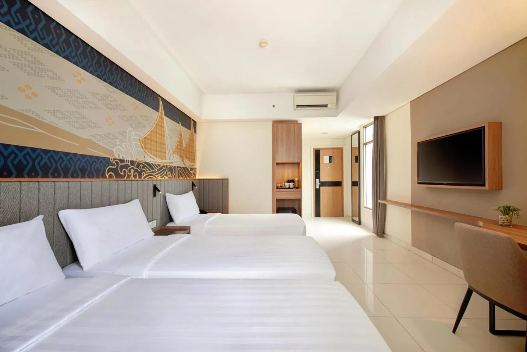 Bedroom, Bed in favehotel - Pantai Losari Makassar