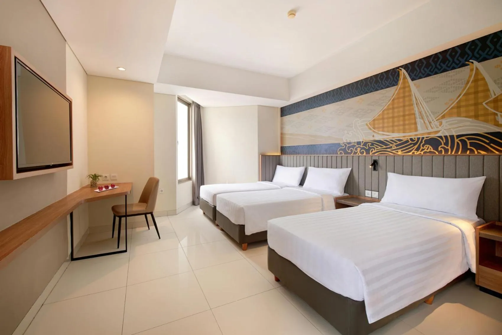 Bedroom, Bed in favehotel - Pantai Losari Makassar