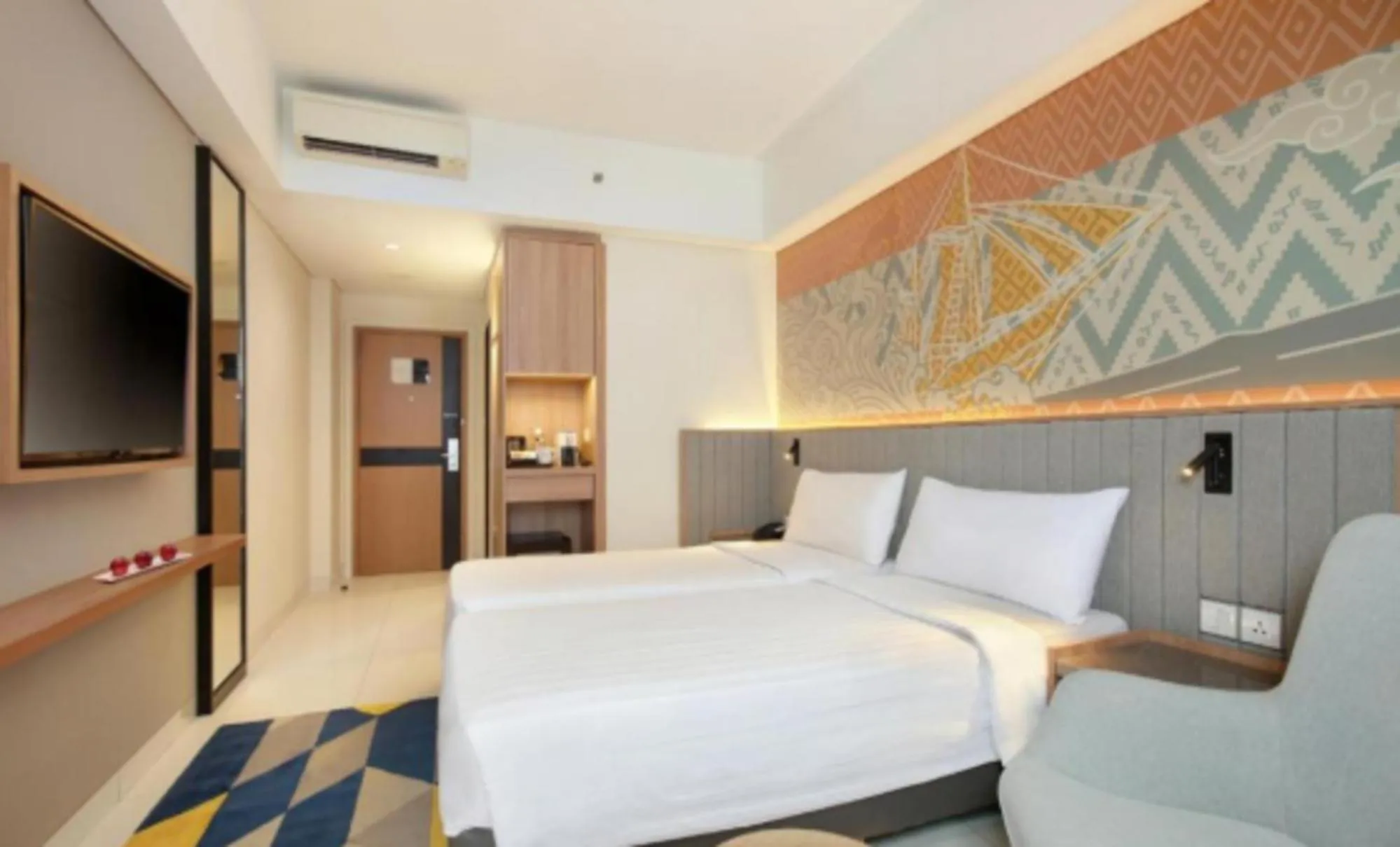 Bedroom, Bed in Aston Inn Pantai Losari Makassar