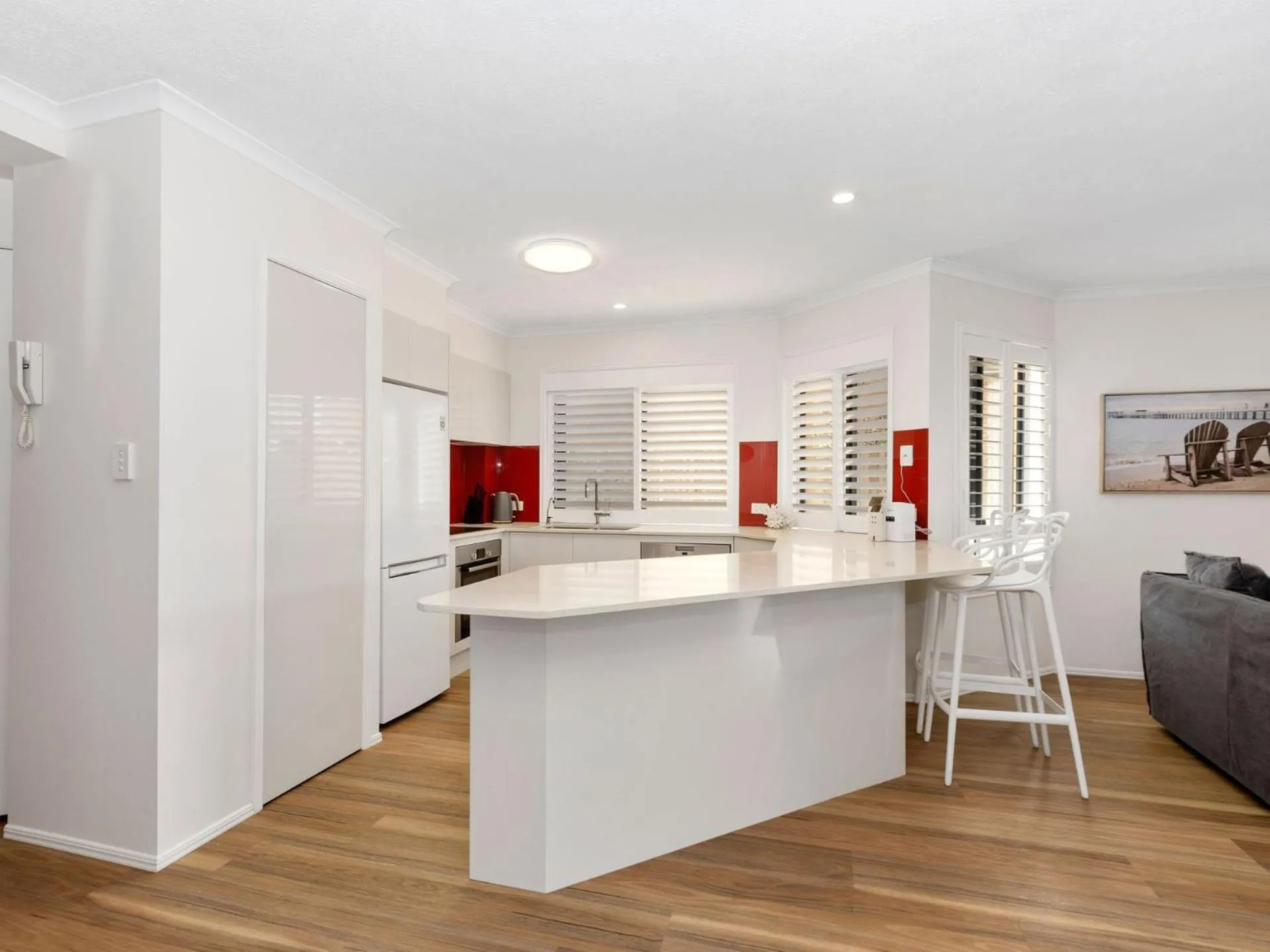 Kitchen or kitchenette in Salty Kisses on Marine Parade